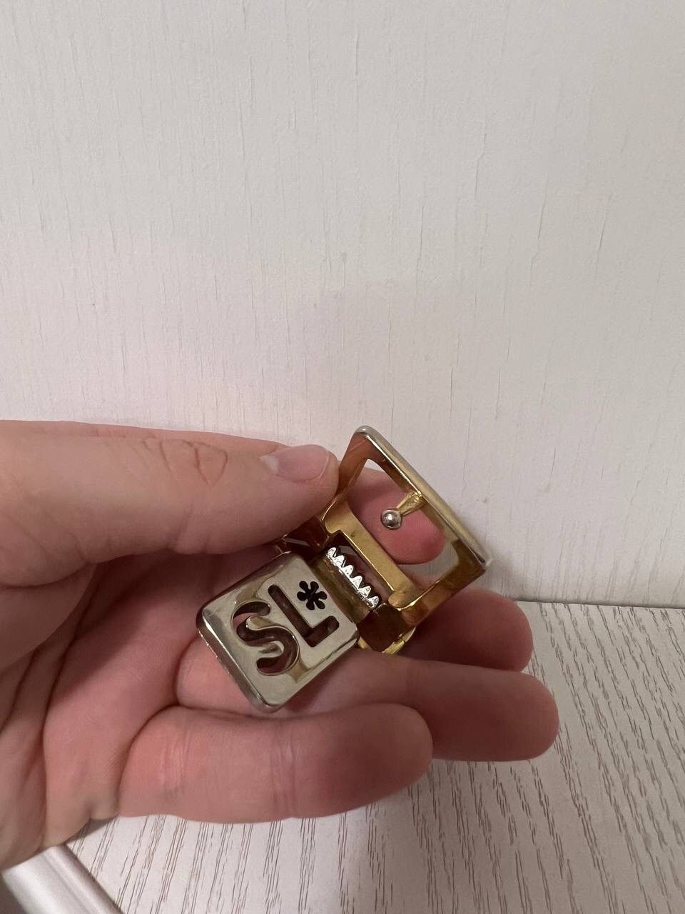 Designer × Vintage Vintage Retro Made in Italy SL belt Buckle Size ONE SIZE - 4 Thumbnail