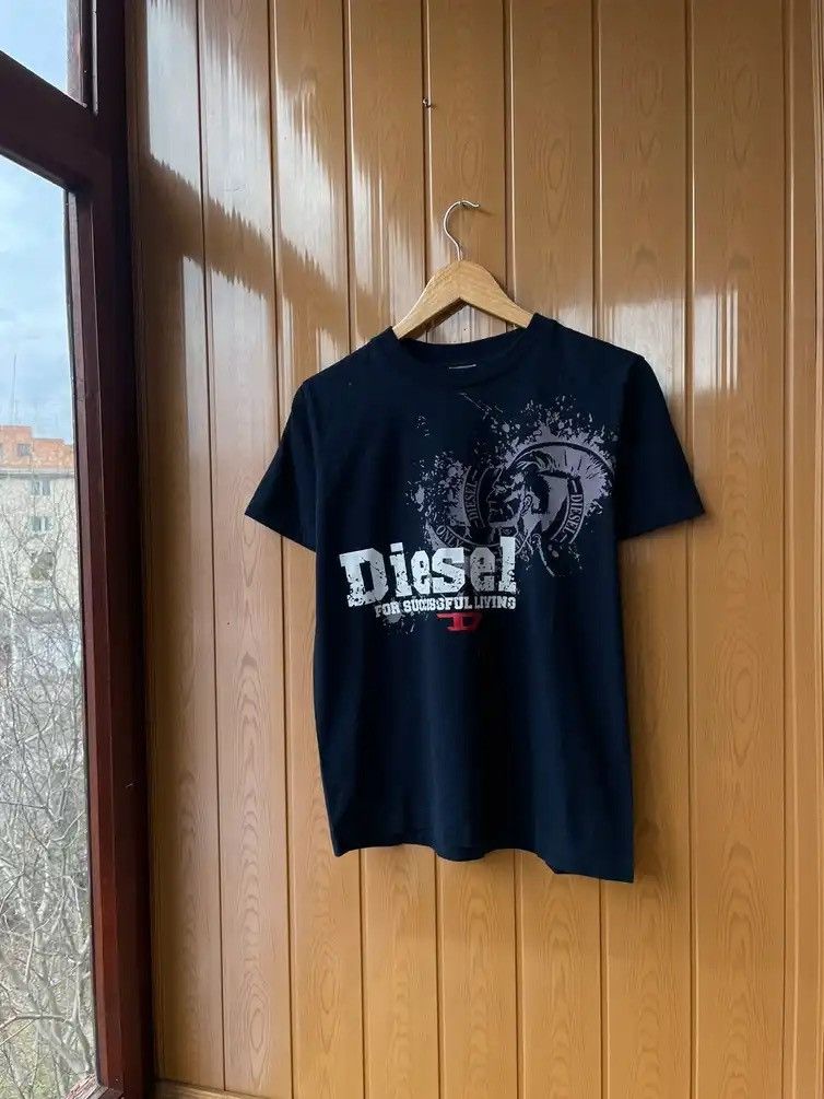 Diesel × Vintage Vintage Diesel T-shirt Black Y2K | Grailed