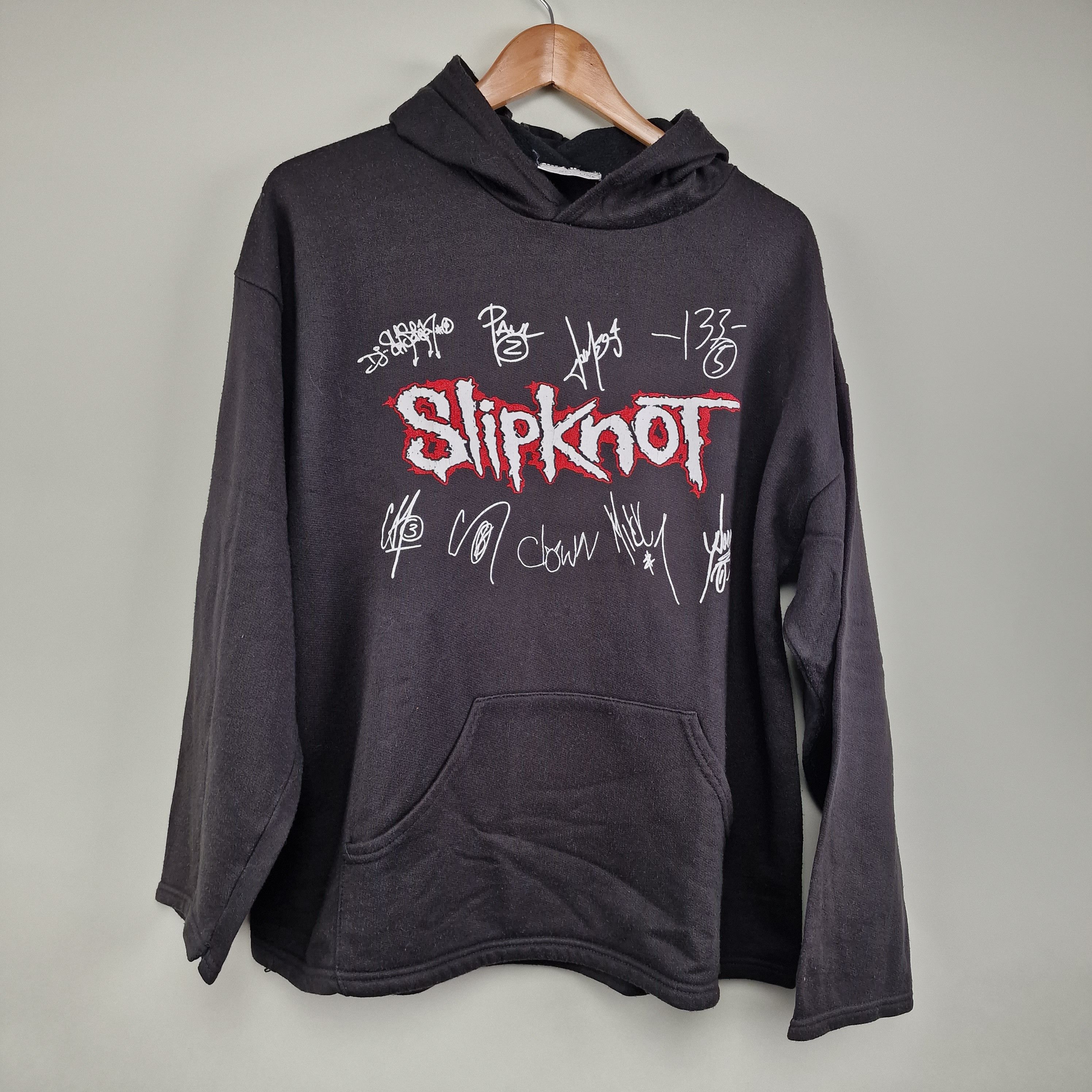 Band Tees × Slipknot × Vintage 90s Slipknot Vintage Hoodie L Size US L / EU 52-54 / 3 - 2 Thumbnail