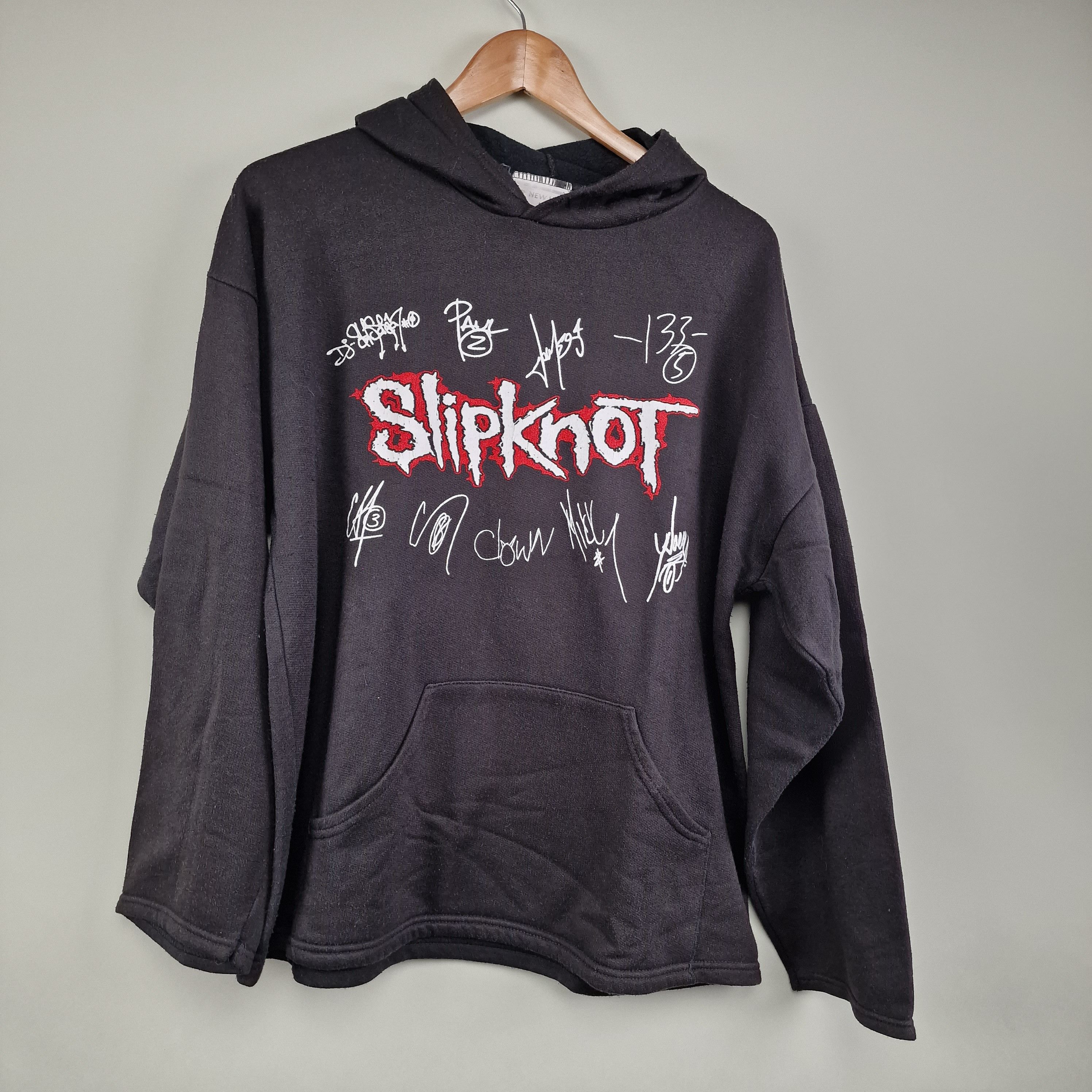 Band Tees × Slipknot × Vintage 90s Slipknot Vintage Hoodie L Size US L / EU 52-54 / 3 - 6 Thumbnail
