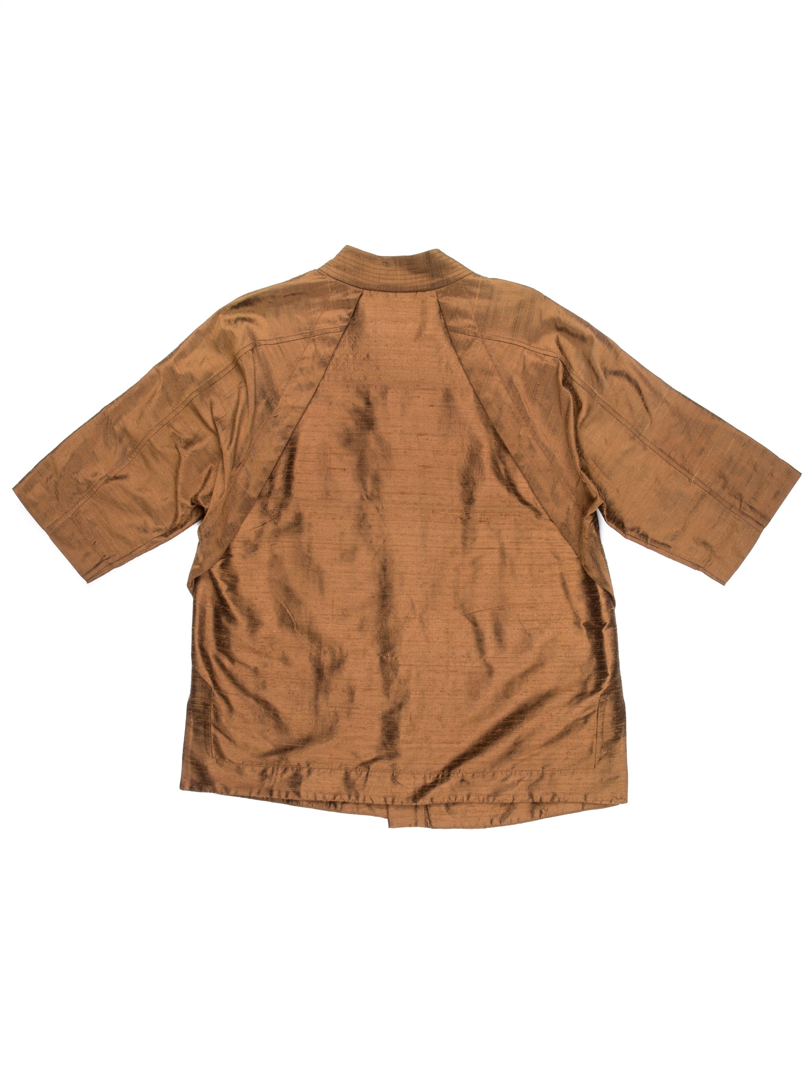 Abasi Rosborough Arc Desert Shirt (Rust Silk) | Grailed