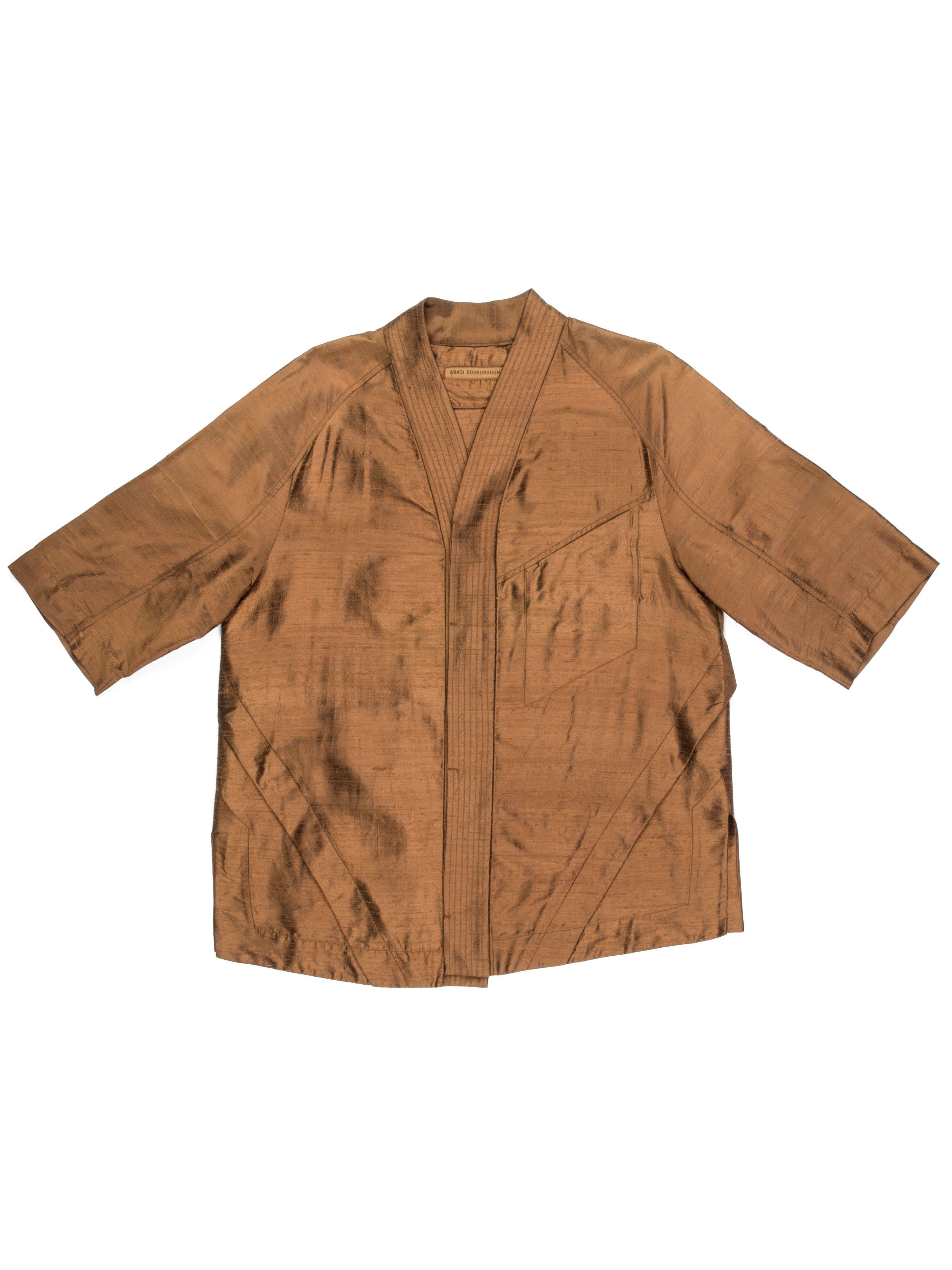Abasi Rosborough Arc Desert Shirt (Rust Silk) | Grailed