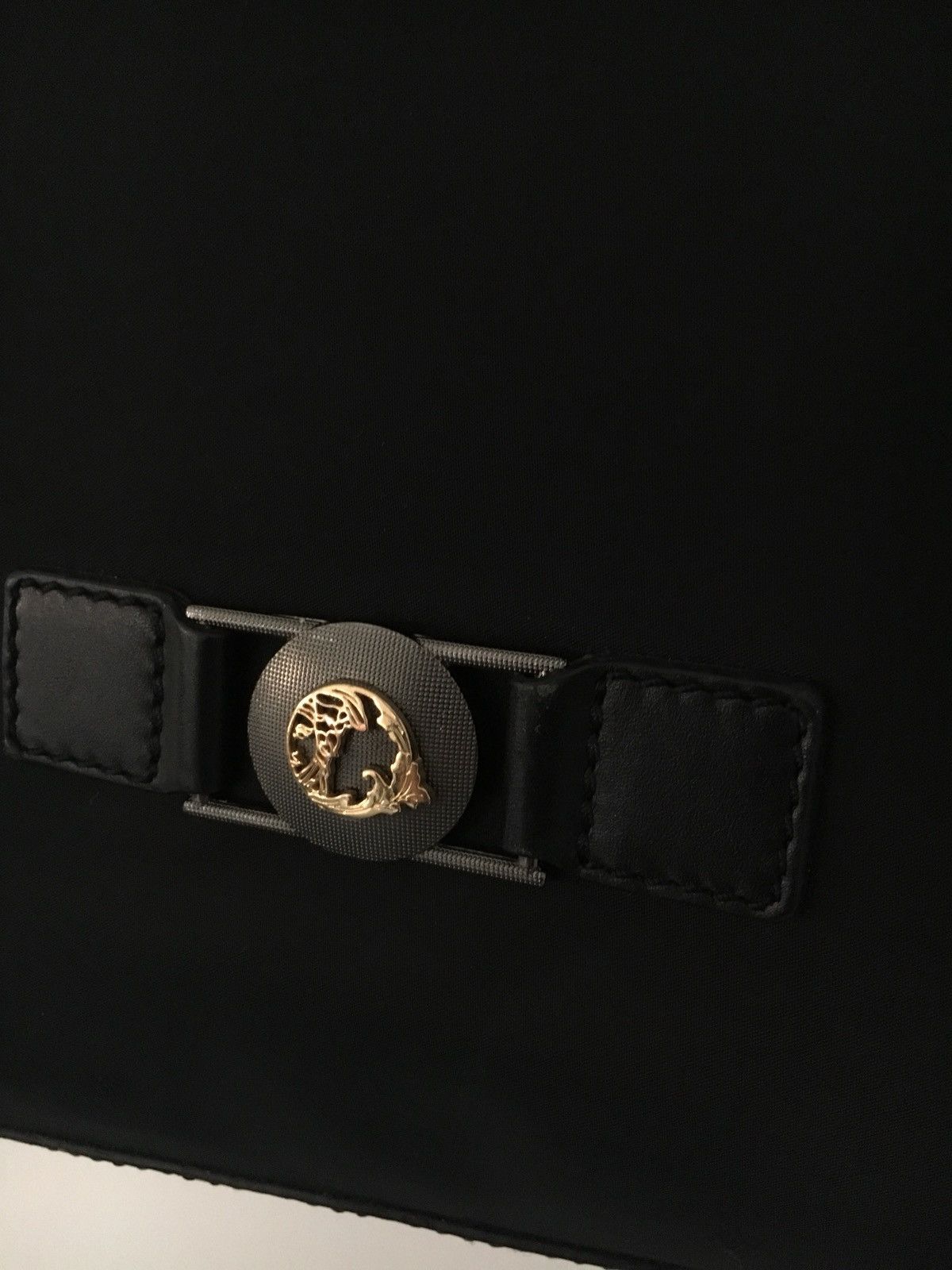 Versace Versace Black Tote Bag Size ONE SIZE - 2 Thumbnail