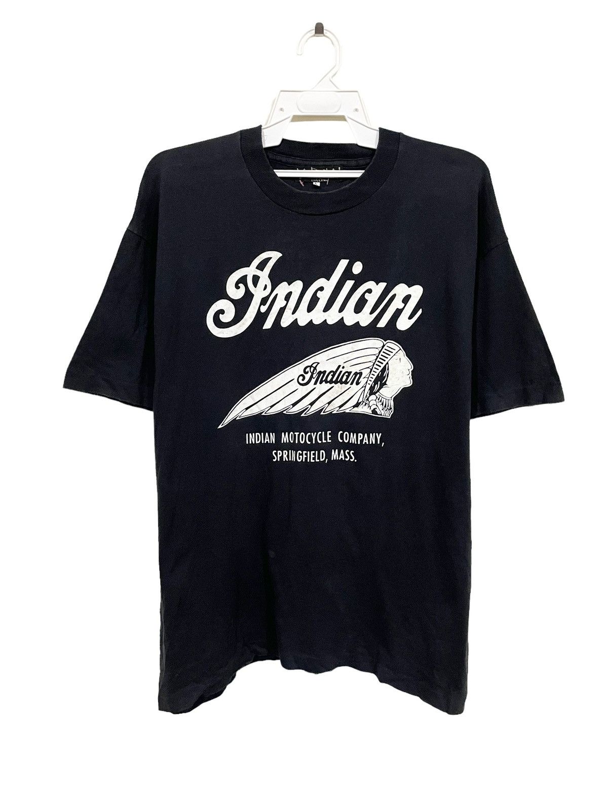 image of Indian Motercycles x Sports Specialties Indian Motorcycle Vintage 80's 90's Single Stitch Tee in Fa