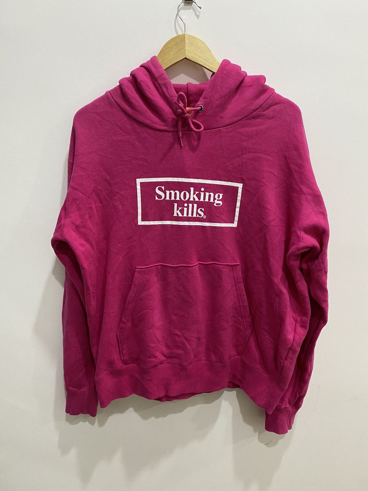 FR2 Smoking kills Fucking Rabbit Pink Hoodie | Grailed