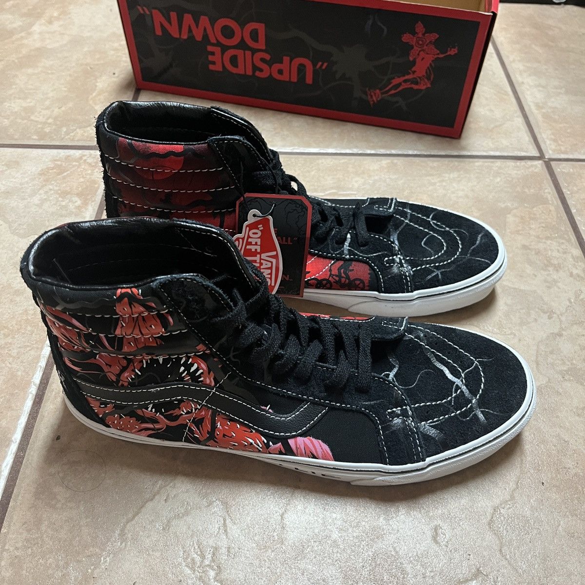 Vans Stranger Things X Vans Sk8 Hi Upside Down | Grailed