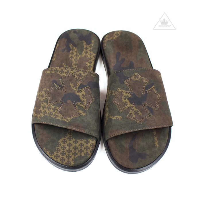 Chrome Hearts Chrome Hearts Plus Slide Camouflage Sandal Grailed