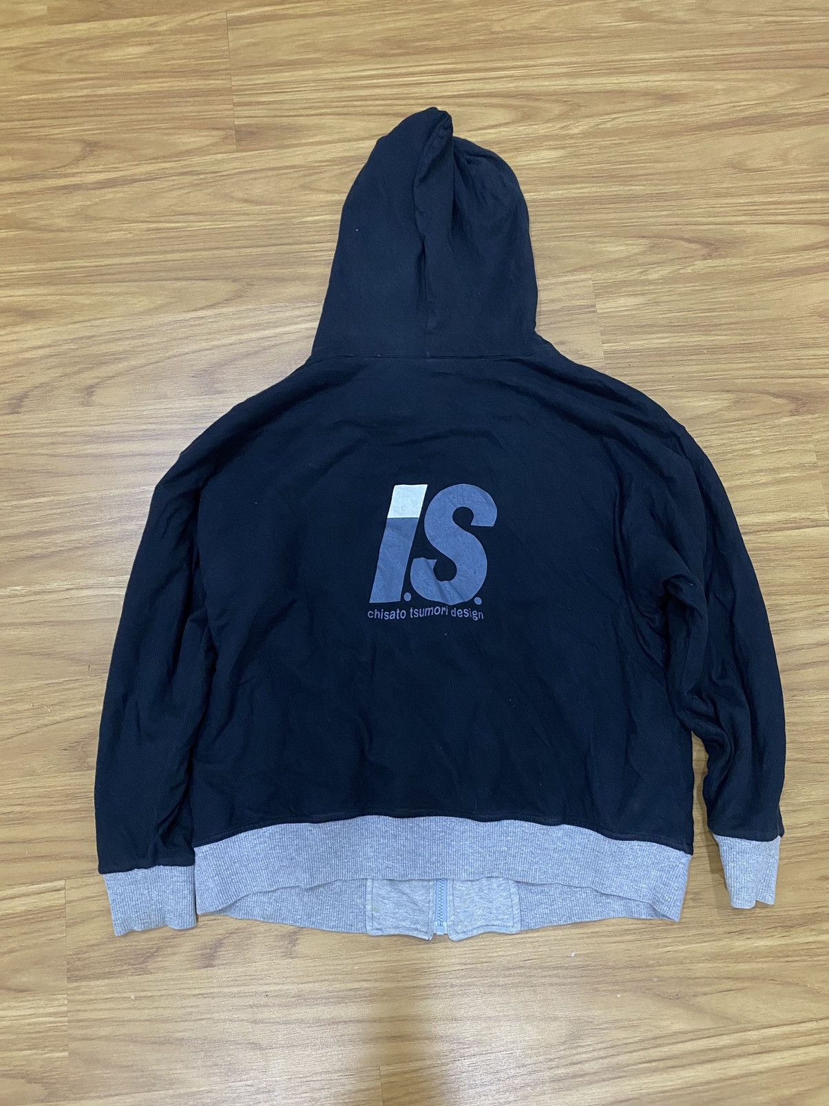 Issey Miyake Issey Miyake Sport IS Reversible Big Logo Zip Hoodie Size US L / EU 52-54 / 3 - 7 Thumbnail