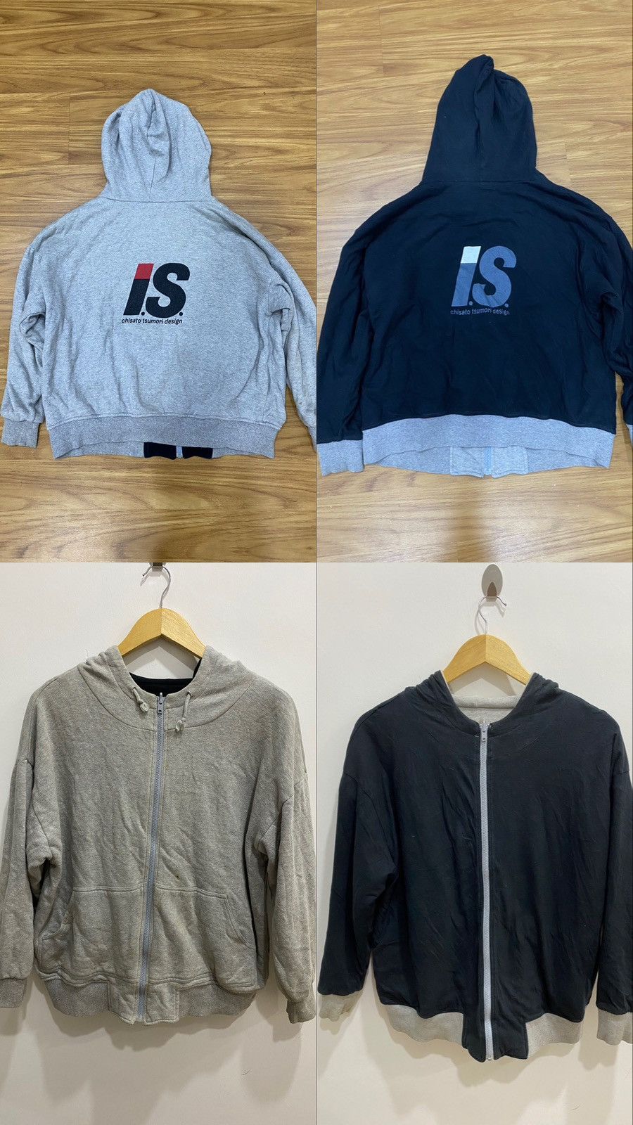 Issey Miyake Issey Miyake Sport IS Reversible Big Logo Zip Hoodie Size US L / EU 52-54 / 3 - 2 Thumbnail