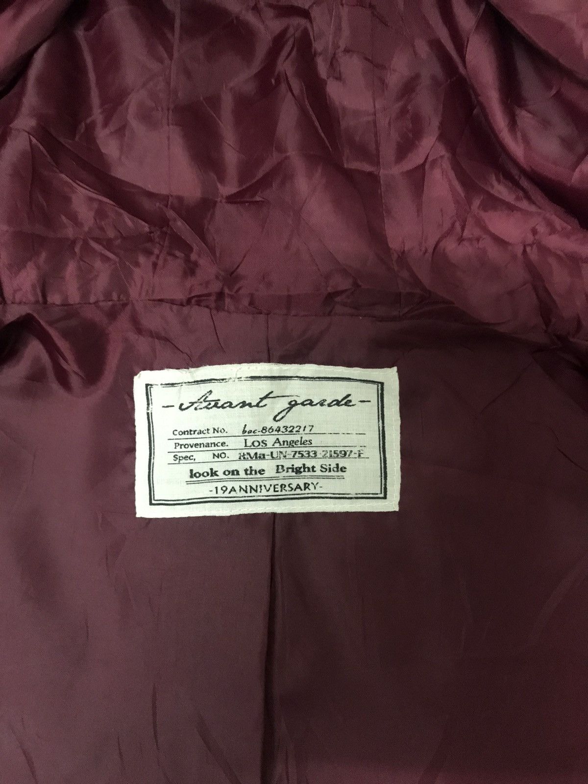 VINTAGE JAPAN AVANT GARDE HOODIES WOOL RED WINTER SEASON