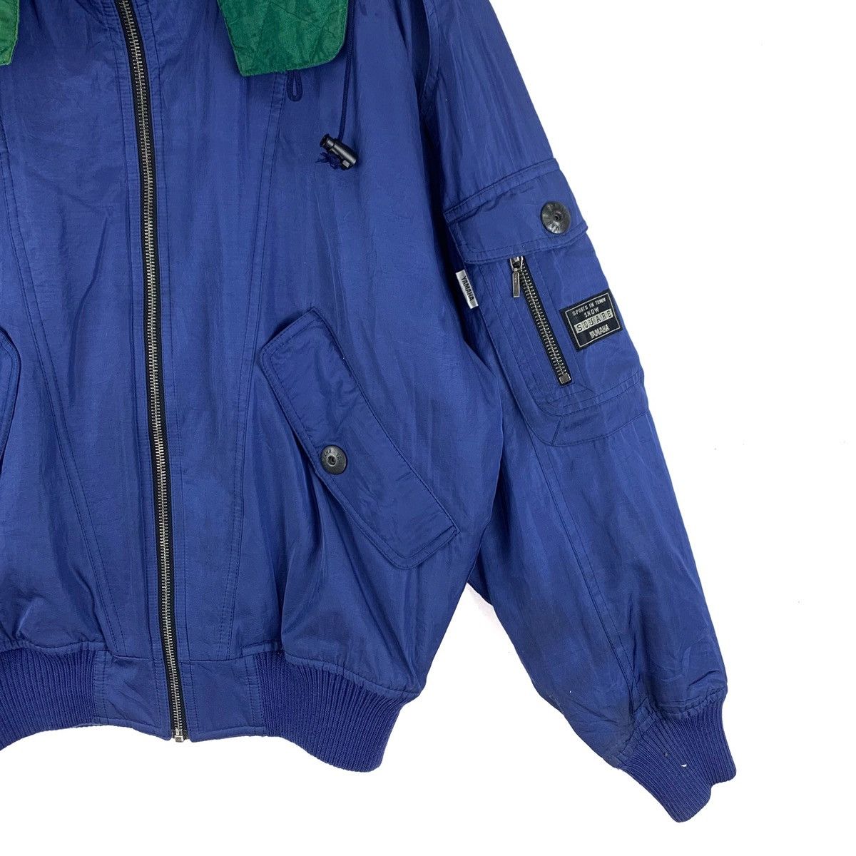 Japanese Brand 90s Yamaha Snow Square Hoodie Windbreaker Zipper Jacket Size US M / EU 48-50 / 2 - 4 Thumbnail