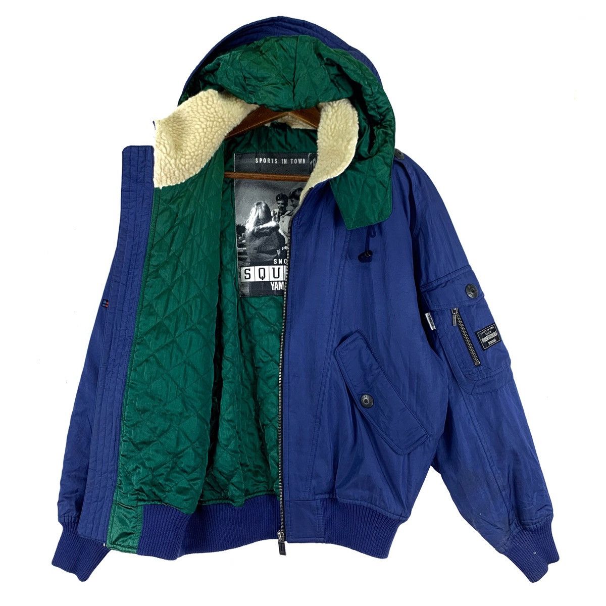 Japanese Brand 90s Yamaha Snow Square Hoodie Windbreaker Zipper Jacket Size US M / EU 48-50 / 2 - 6 Thumbnail
