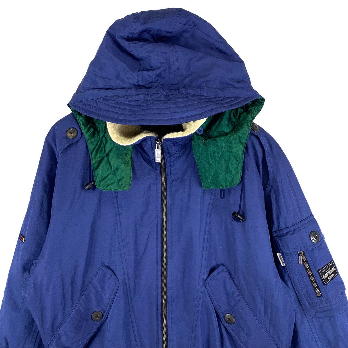 Japanese Brand 90s Yamaha Snow Square Hoodie Windbreaker Zipper Jacket Size US M / EU 48-50 / 2 - 3 Thumbnail