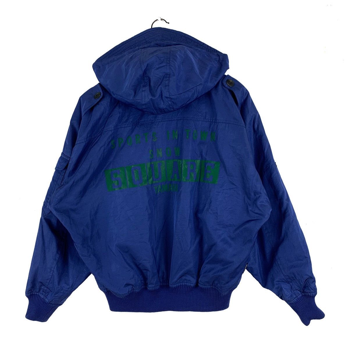 Japanese Brand 90s Yamaha Snow Square Hoodie Windbreaker Zipper Jacket Size US M / EU 48-50 / 2 - 7 Thumbnail