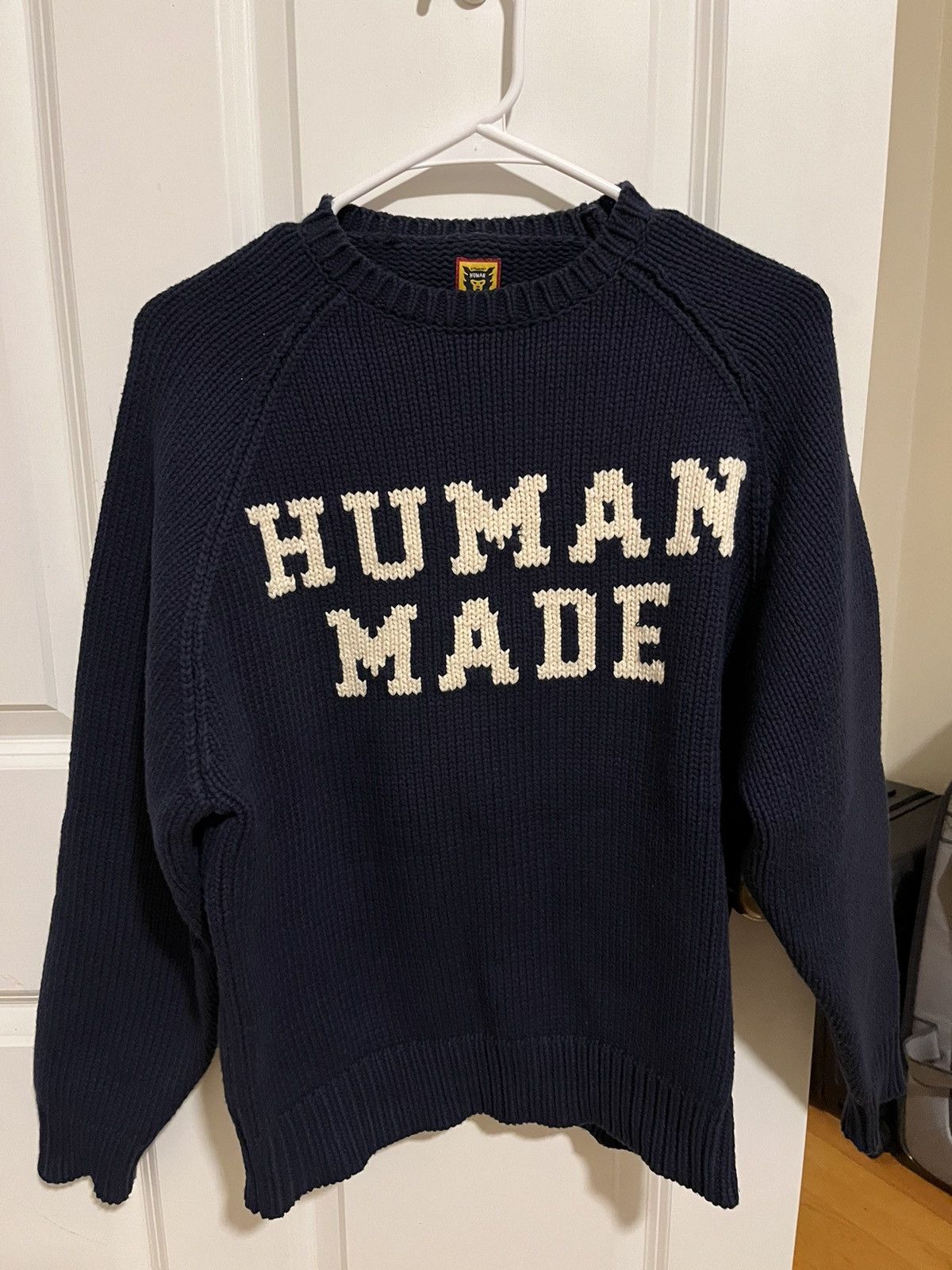 Human Made HUMAN MADE BEAR RAGLAN KNIT SWEATER | Grailed