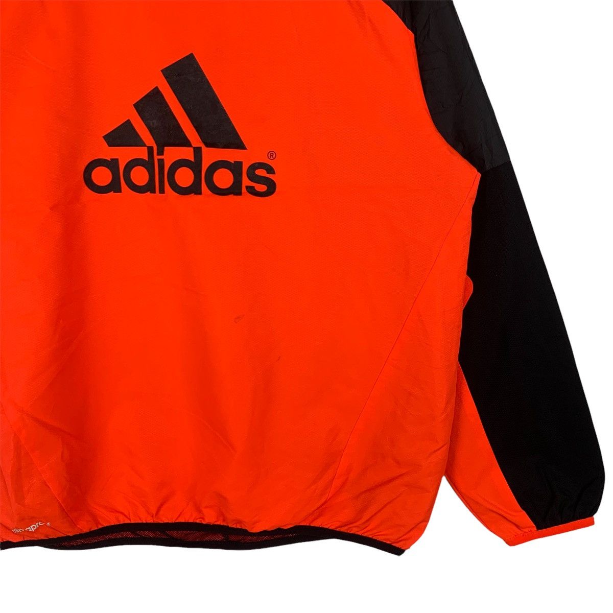 Adidas Adidas Sport 11 Crewneck Big Logo Windbreaker Sweatshirt Size US L / EU 52-54 / 3 - 3 Thumbnail