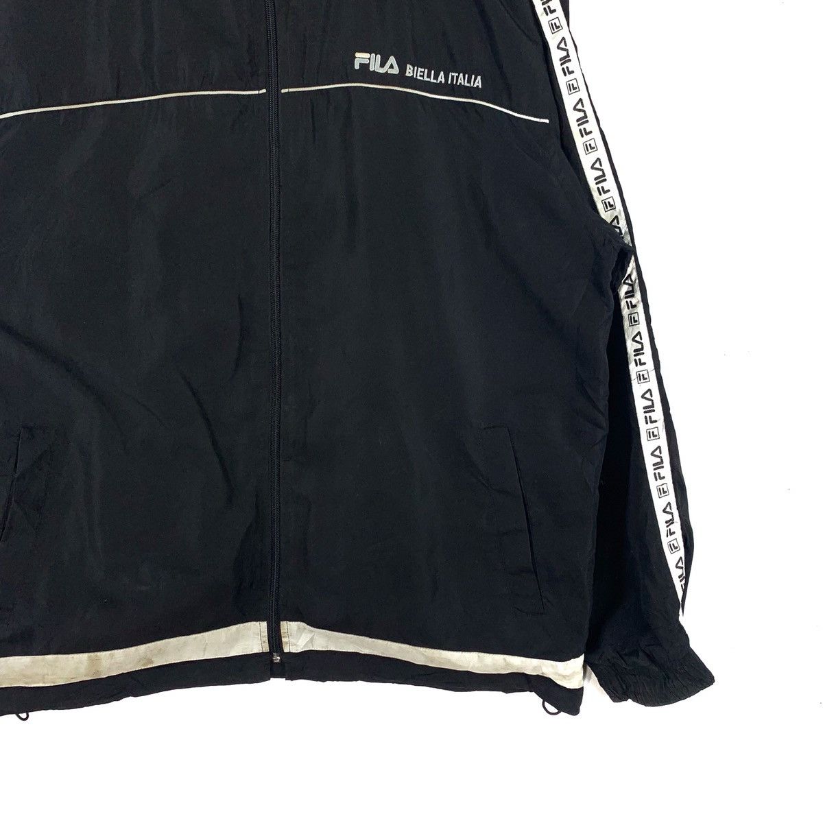 Fila Fila Windbreaker Side Tape Light Jacket Size US L / EU 52-54 / 3 - 3 Thumbnail