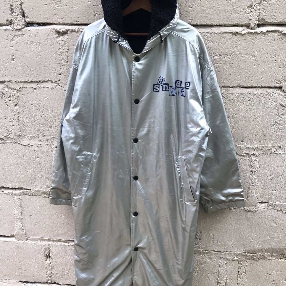 Other Santa Fe Windbreaker Hoodie Foux Fur Long Jacket Size US L / EU 52-54 / 3 - 3 Thumbnail