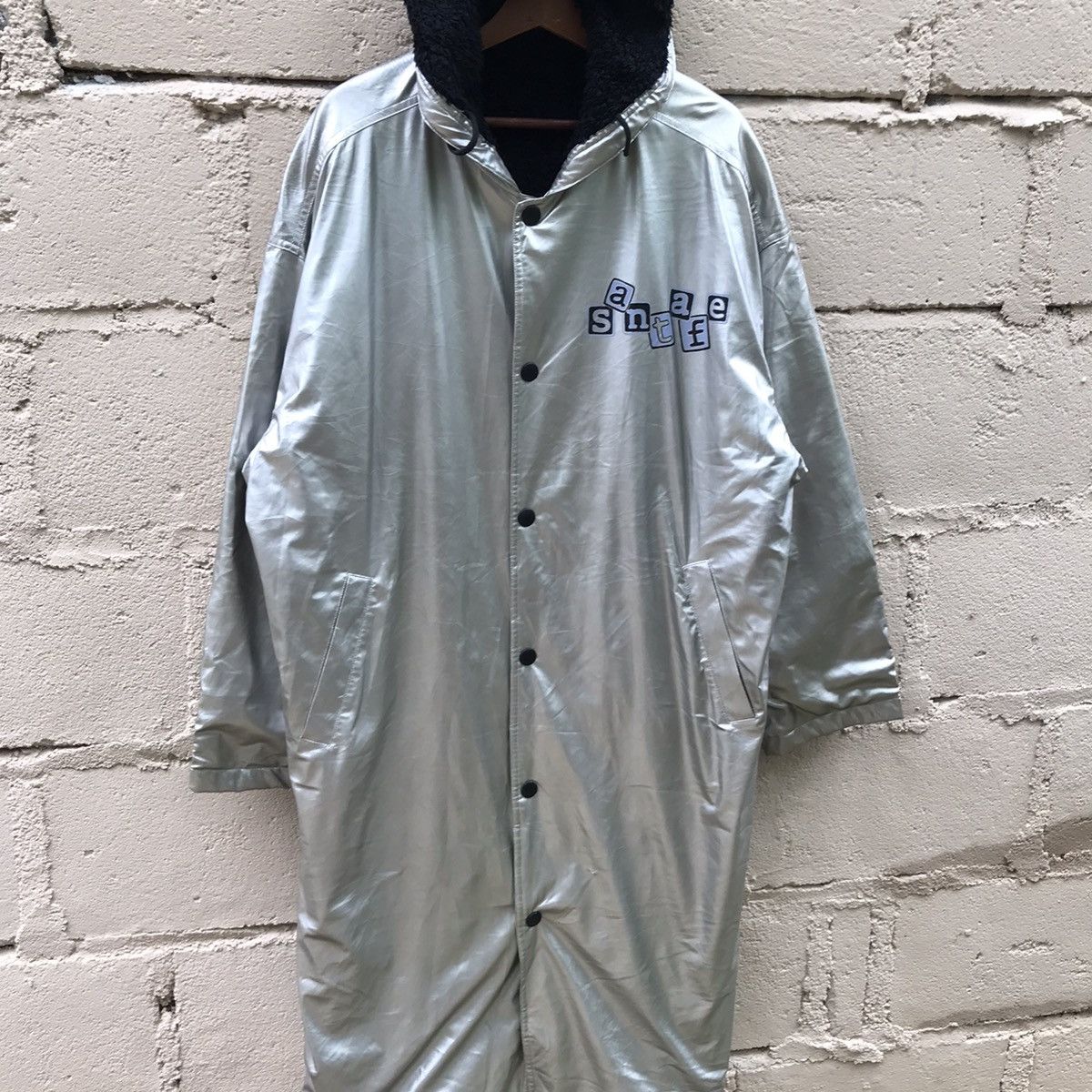 Other Santa Fe Windbreaker Hoodie Foux Fur Long Jacket Size US L / EU 52-54 / 3 - 2 Thumbnail