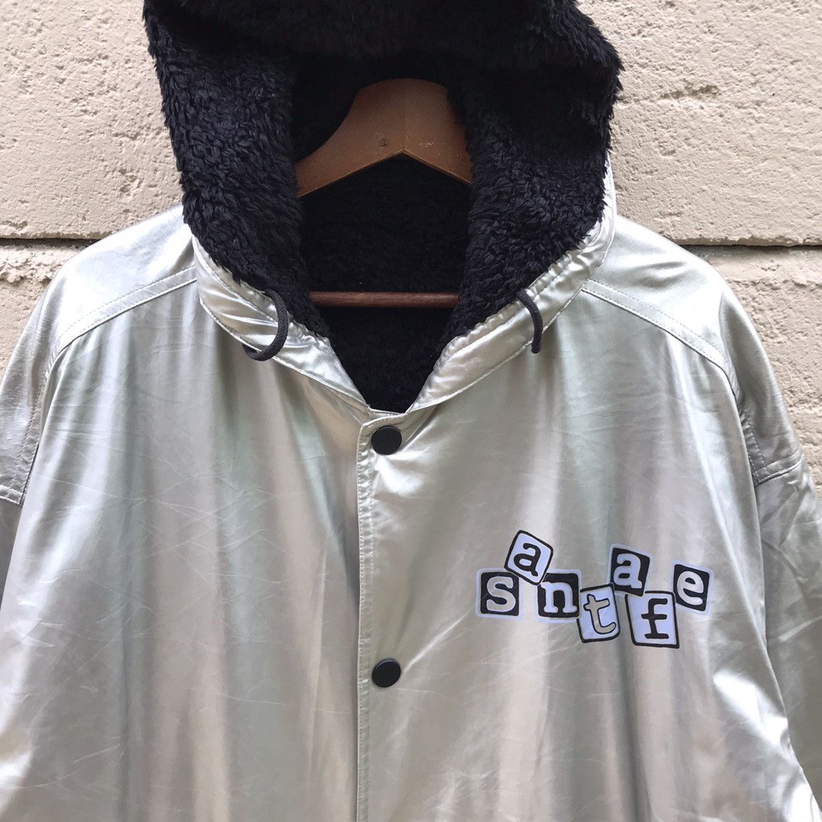 Other Santa Fe Windbreaker Hoodie Foux Fur Long Jacket Size US L / EU 52-54 / 3 - 4 Thumbnail
