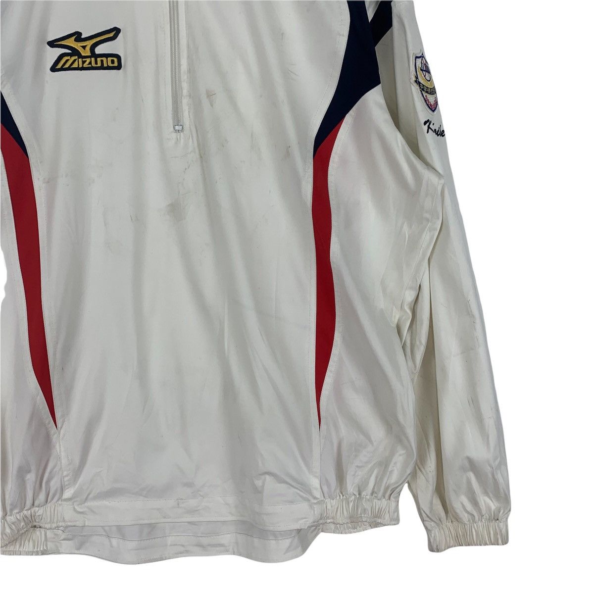 Japanese Brand J-Group Mizuno HalfZip Windbreaker Jacket Size US L / EU 52-54 / 3 - 3 Thumbnail