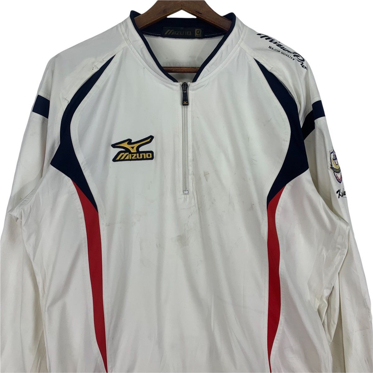 Japanese Brand J-Group Mizuno HalfZip Windbreaker Jacket Size US L / EU 52-54 / 3 - 2 Thumbnail