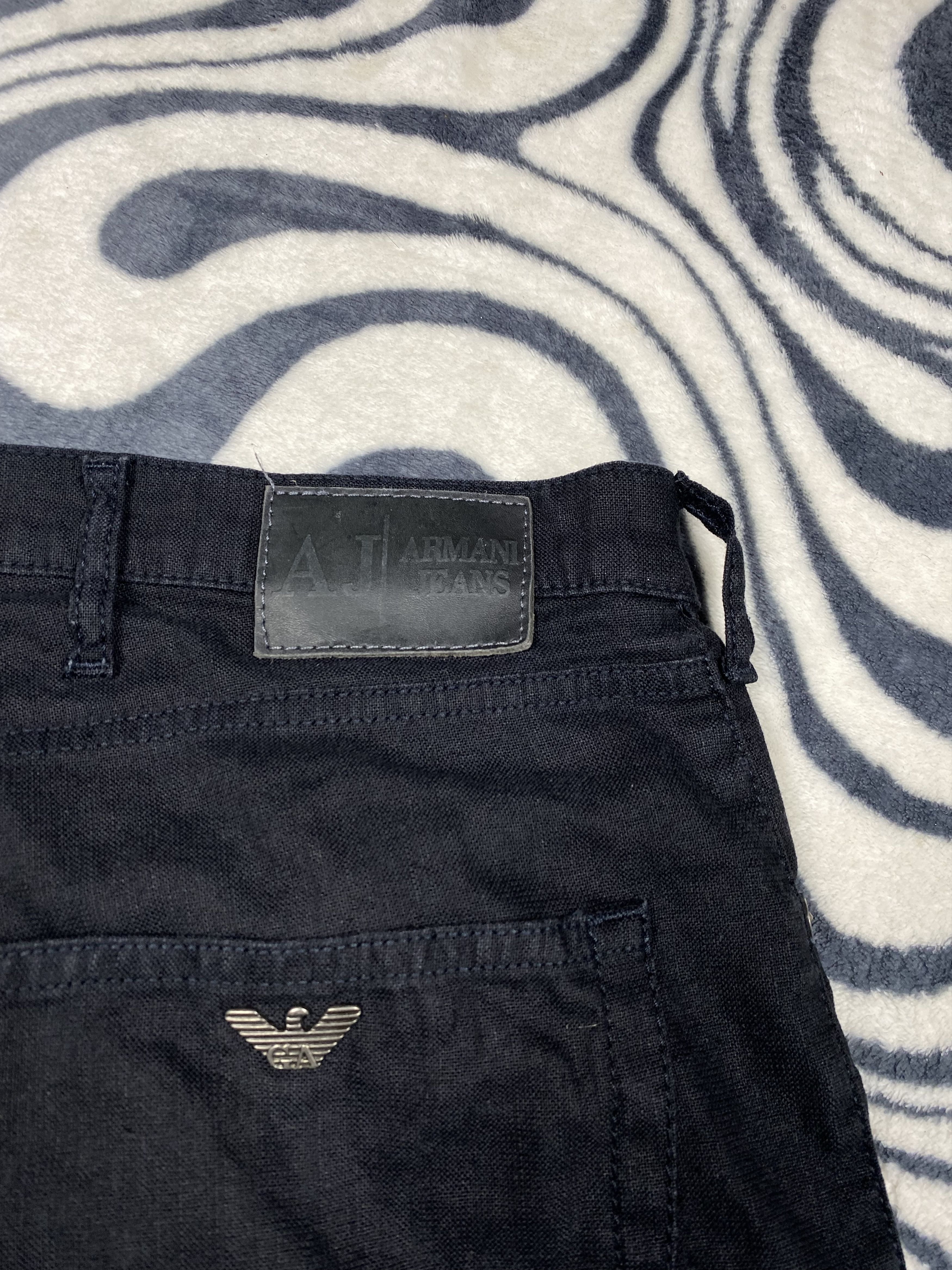 Armani Armani Jeans Mens Linen Pants Jeans Size US 34 / EU 50 - 3 Thumbnail