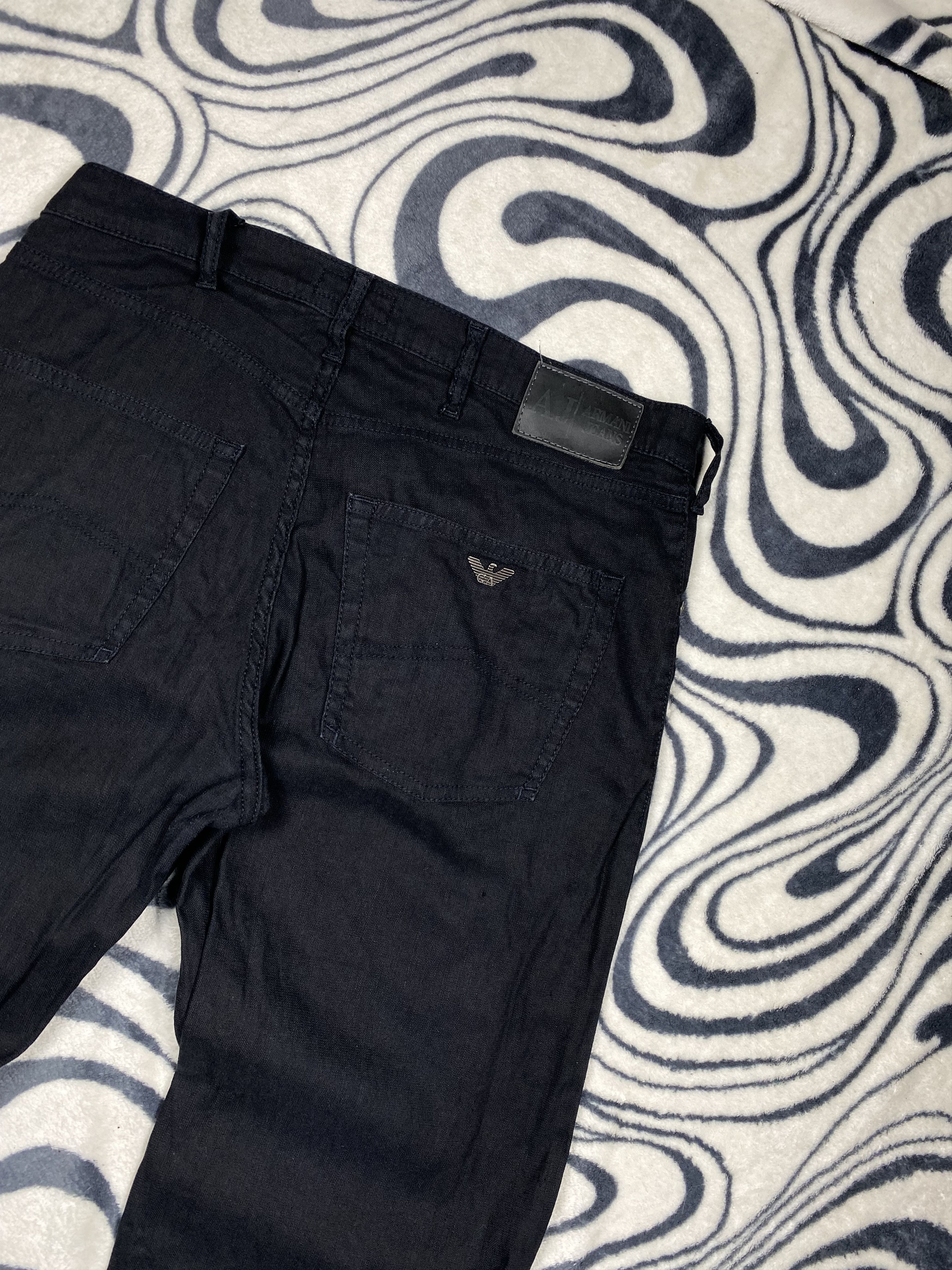 Armani Armani Jeans Mens Linen Pants Jeans Size US 34 / EU 50 - 2 Thumbnail