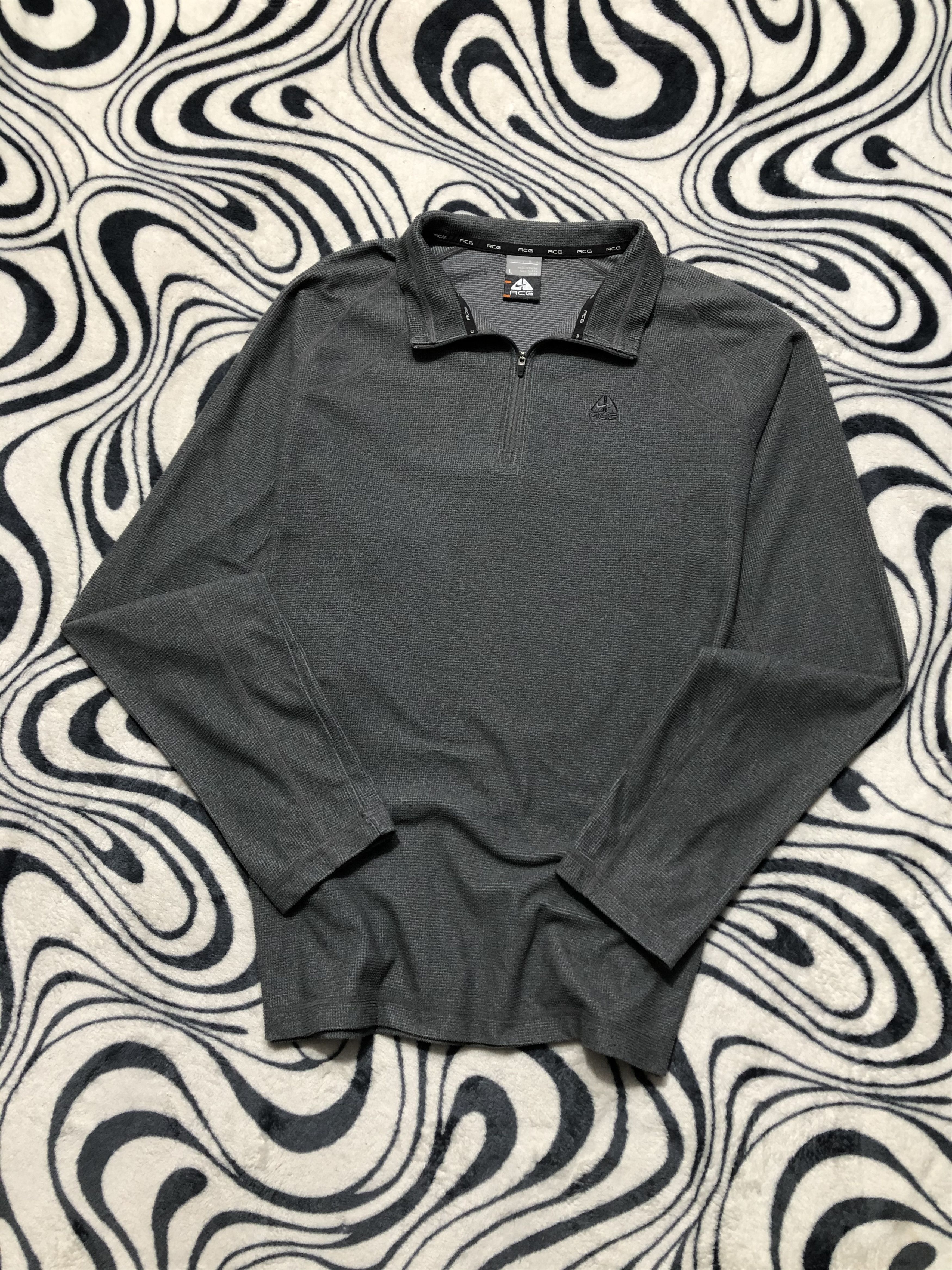 Nike ACG × Vintage Nike ACG Vintage Mens Fleece Jacket Size US XL / EU 56 / 4 - 1 Thumbnail