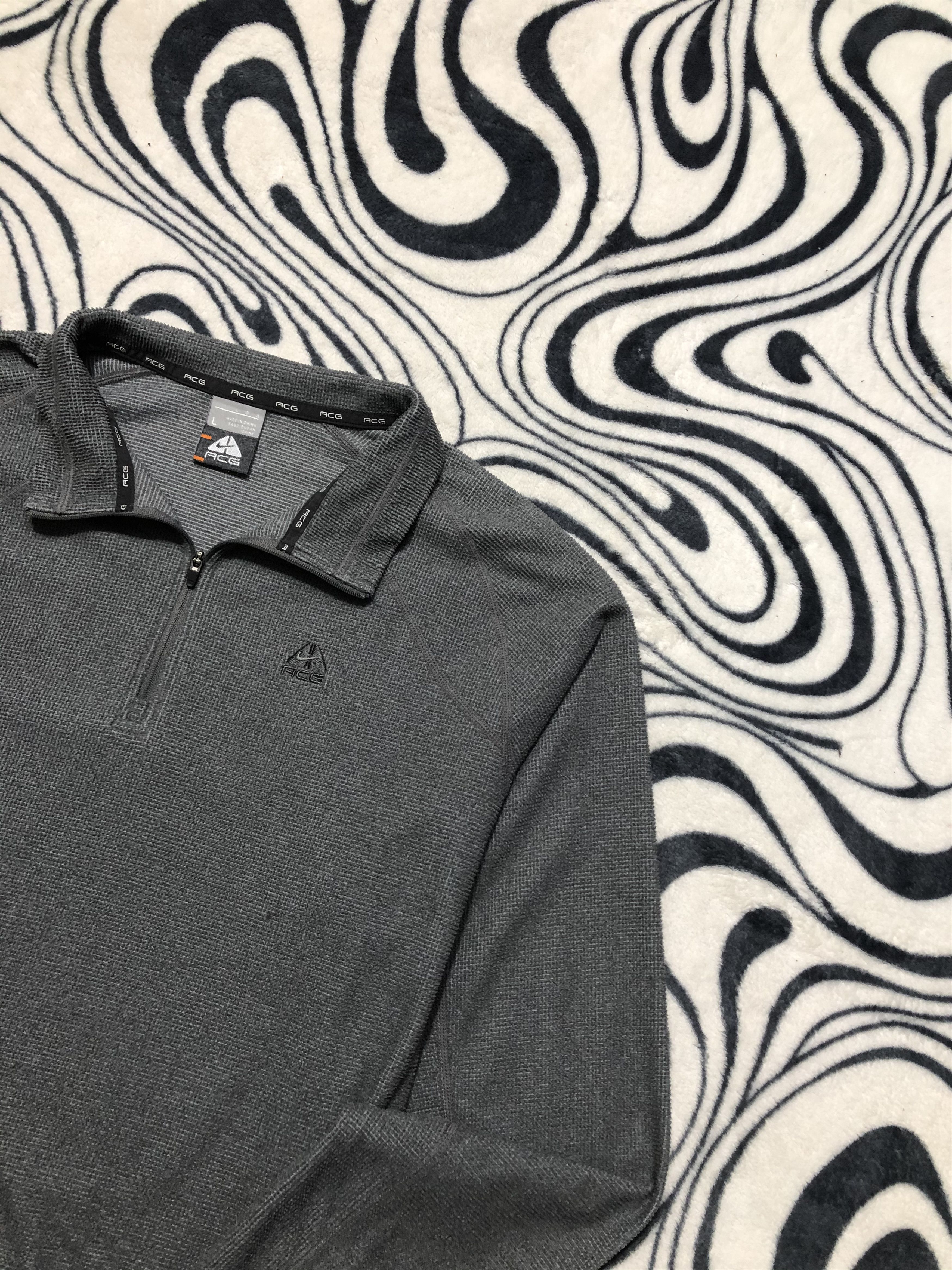 Nike ACG × Vintage Nike ACG Vintage Mens Fleece Jacket Size US XL / EU 56 / 4 - 2 Thumbnail