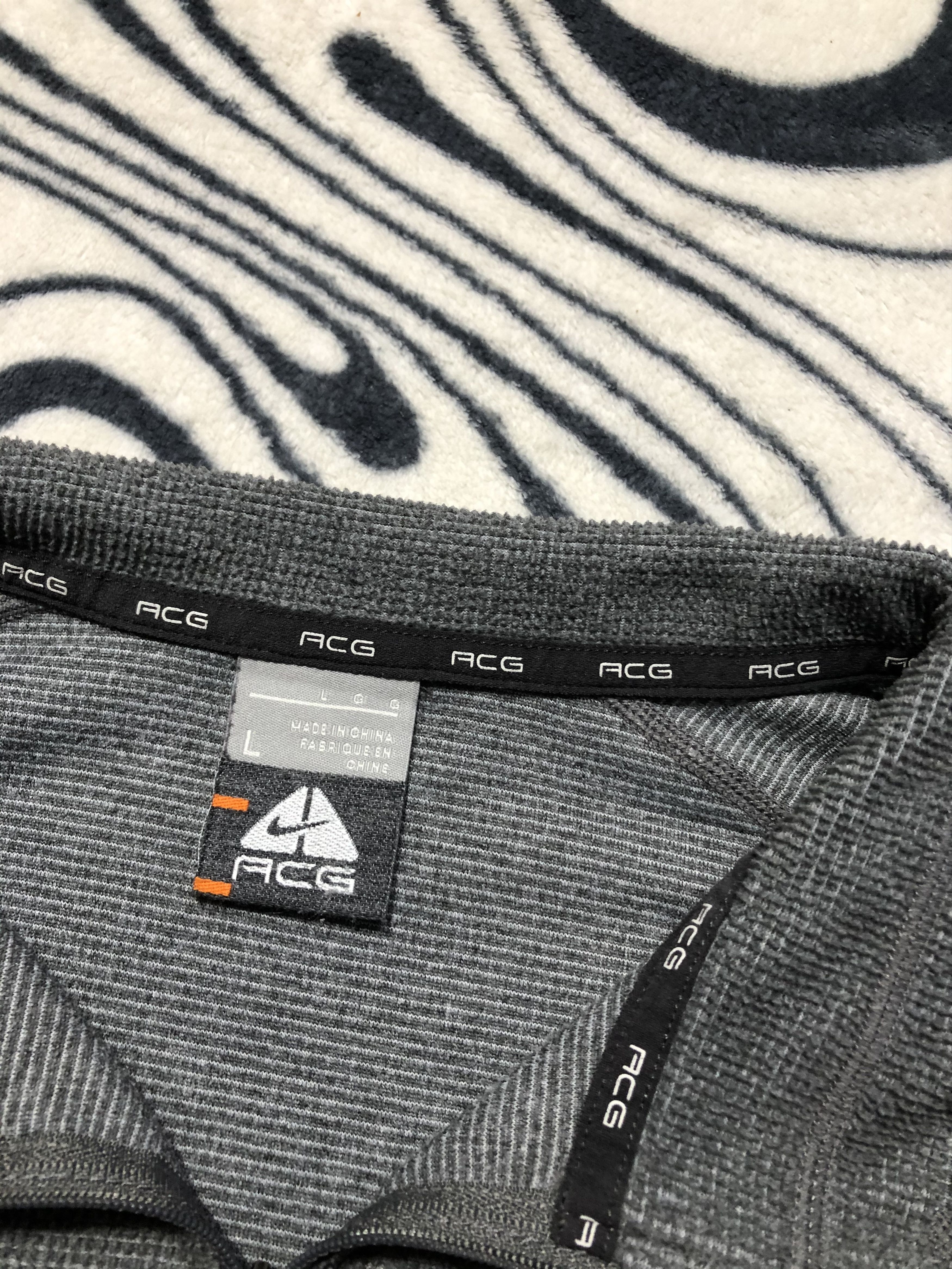 Nike ACG × Vintage Nike ACG Vintage Mens Fleece Jacket Size US XL / EU 56 / 4 - 4 Thumbnail