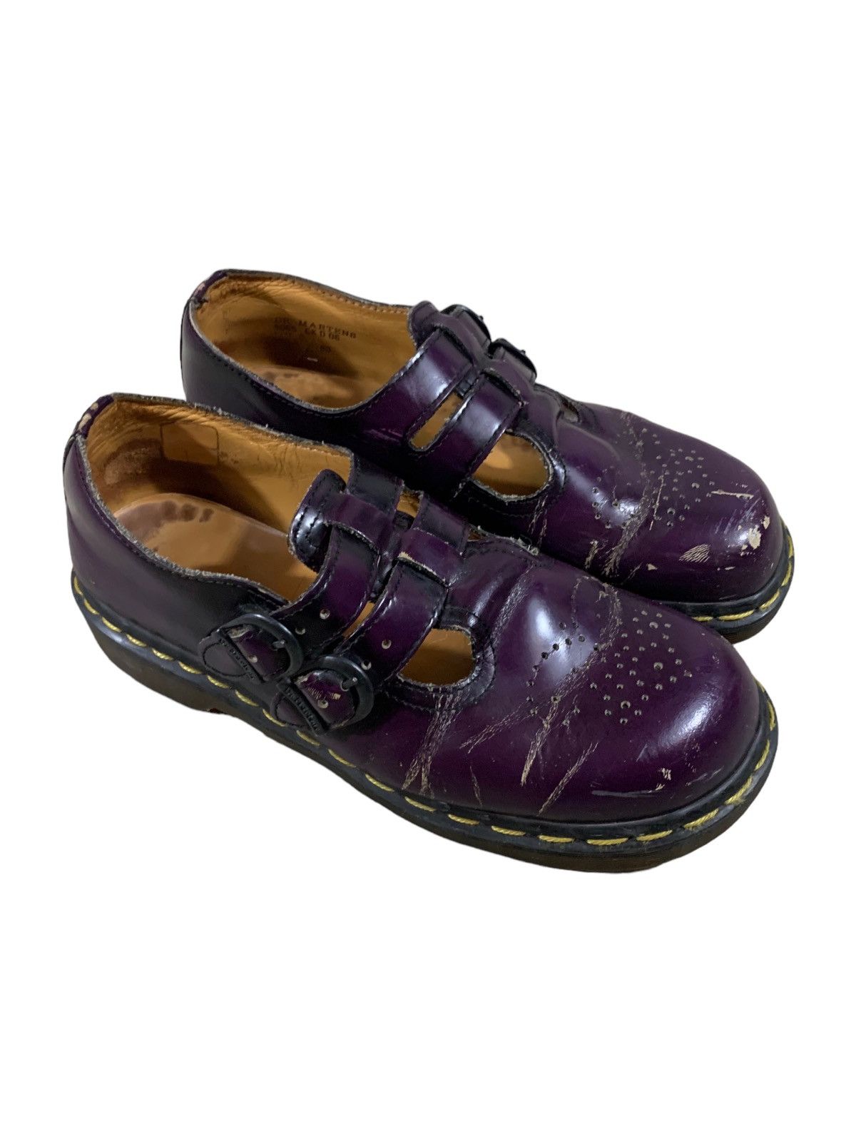 希少！ヴィンテージDr.Martens /パープル /スエード メリージェーン 希少！ヴィンテージDr.Martens /パープル /スエード メリー