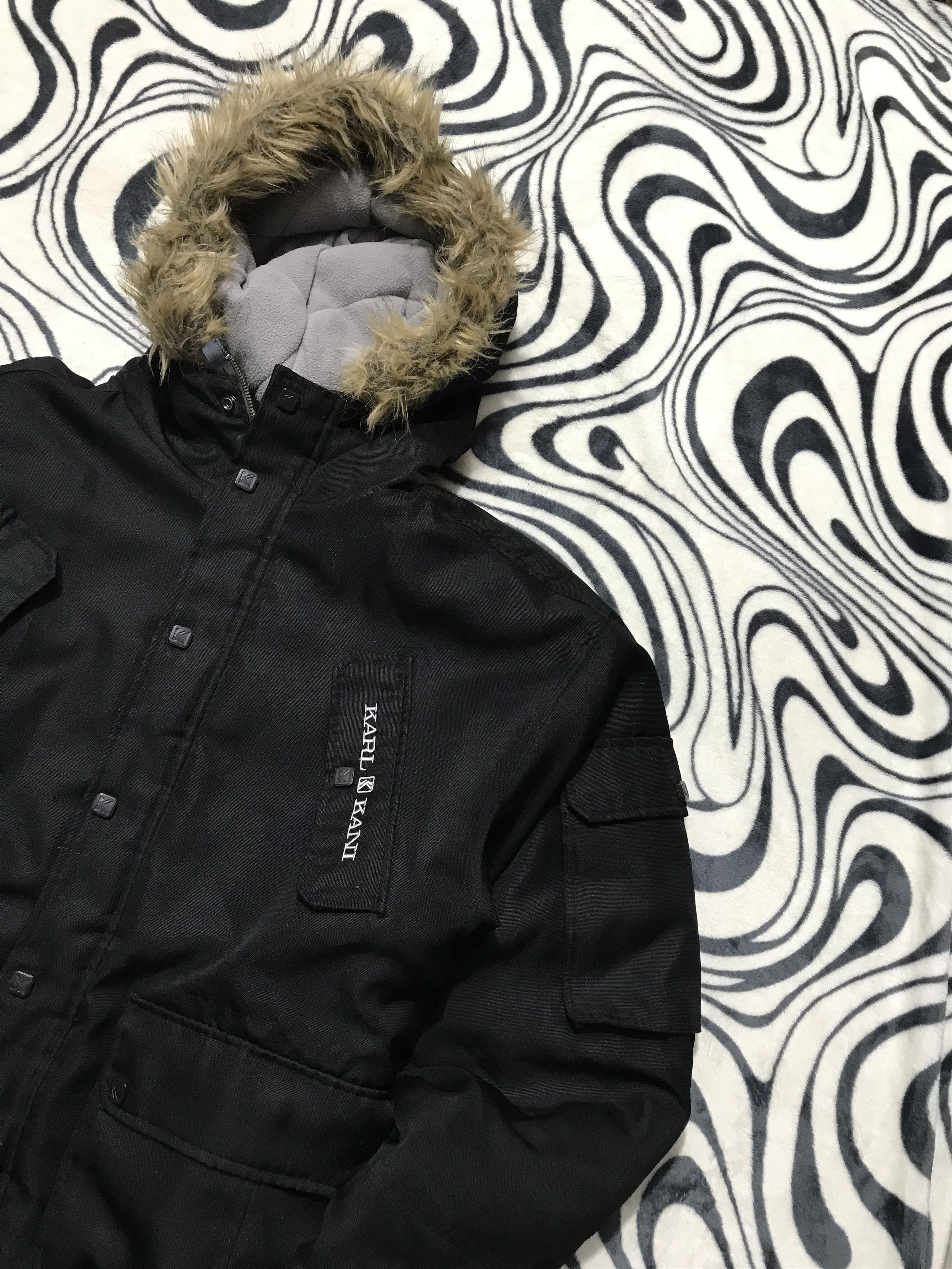 Karl Kani Karl Kani Mens Parka Jacket Size US XL / EU 56 / 4 - 2 Thumbnail