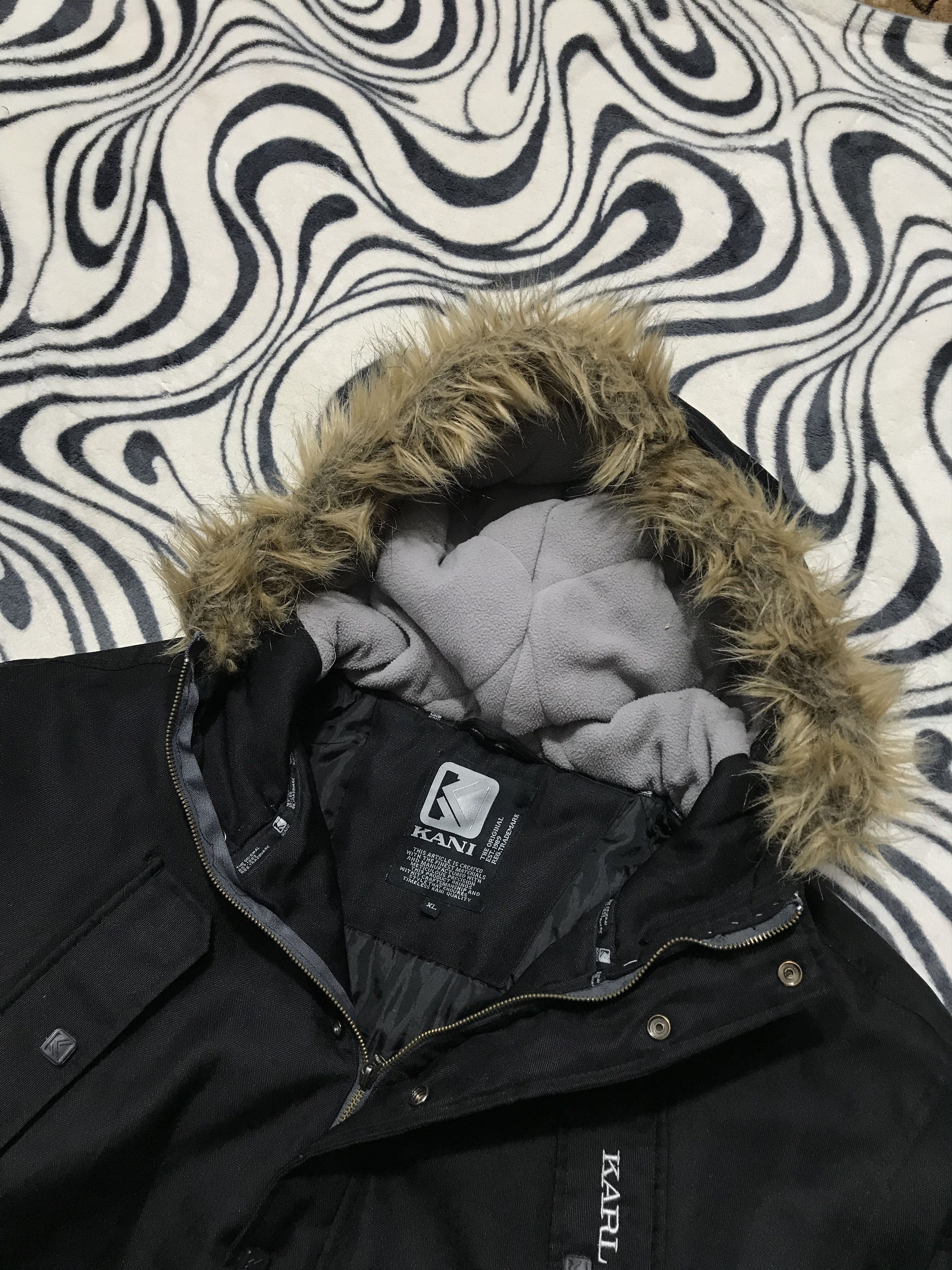 Karl Kani Karl Kani Mens Parka Jacket Size US XL / EU 56 / 4 - 7 Thumbnail