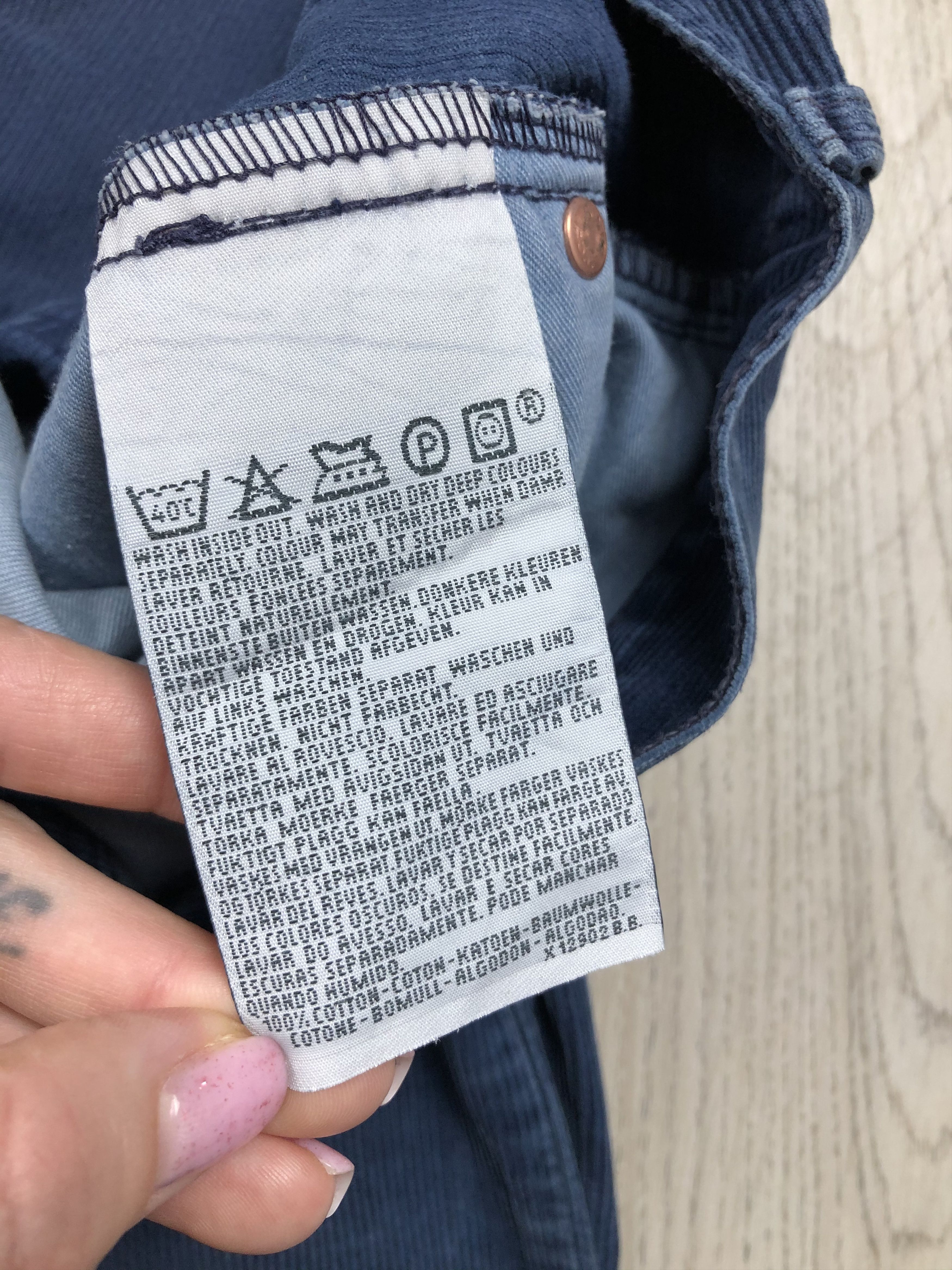 Levi's Levi's 551 Vintage Corduroy Denim Pants White Tab Jeans Size US 31 - 13 Thumbnail