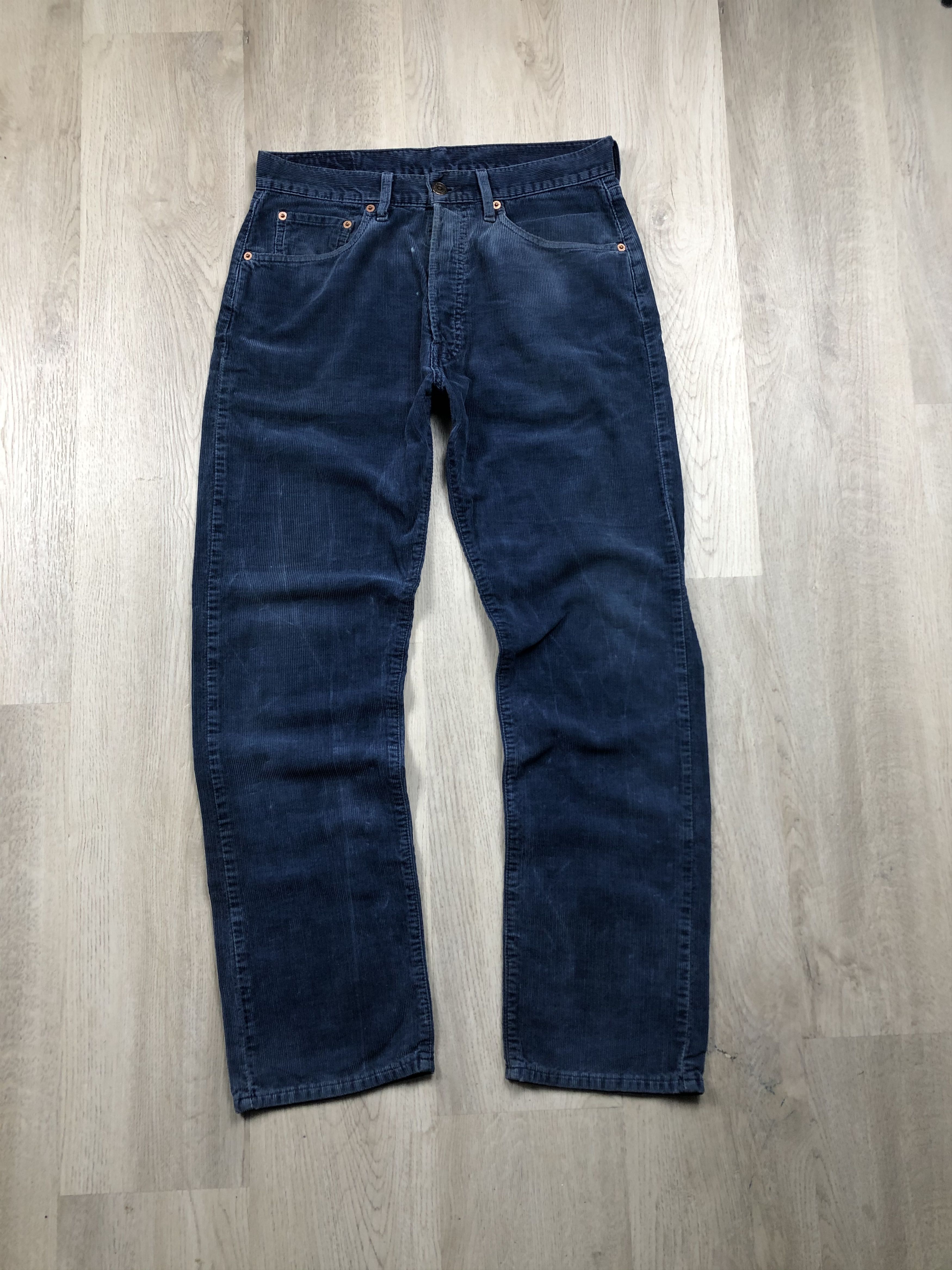 Levi's Levi's 551 Vintage Corduroy Denim Pants White Tab Jeans Size US 31 - 6 Thumbnail