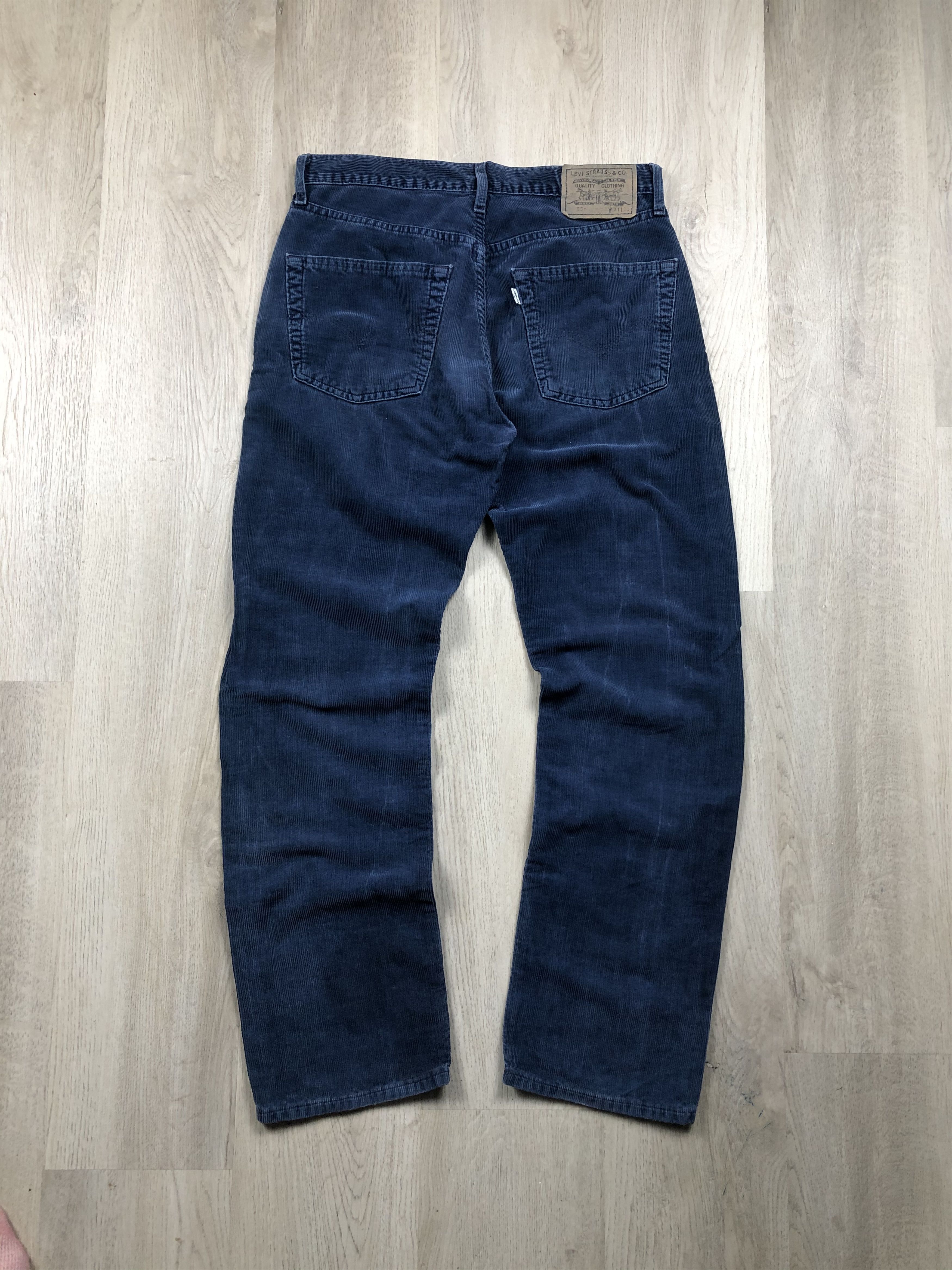 Levi's Levi's 551 Vintage Corduroy Denim Pants White Tab Jeans Size US 31 - 1 Thumbnail
