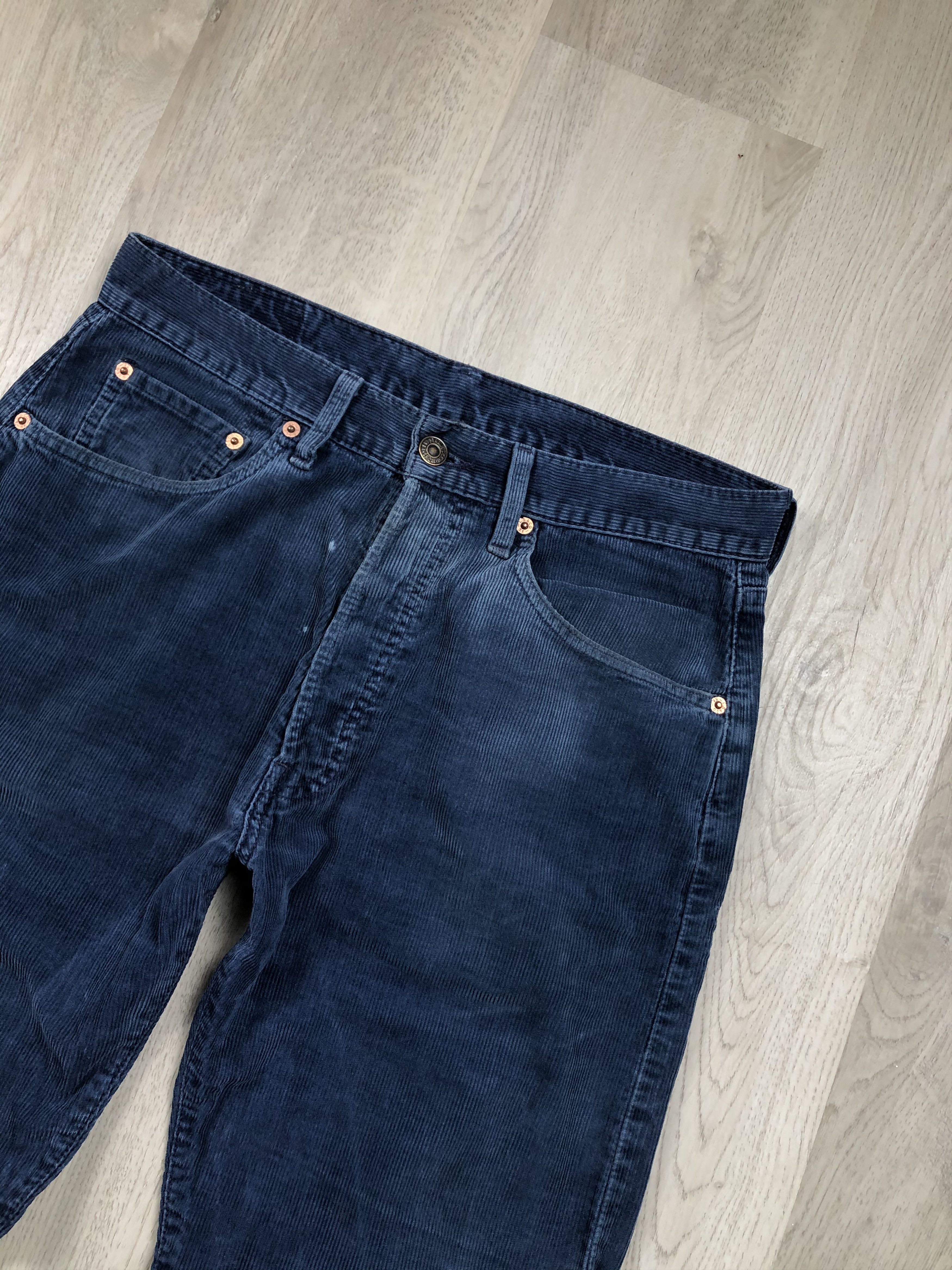 Levi's Levi's 551 Vintage Corduroy Denim Pants White Tab Jeans Size US 31 - 8 Thumbnail