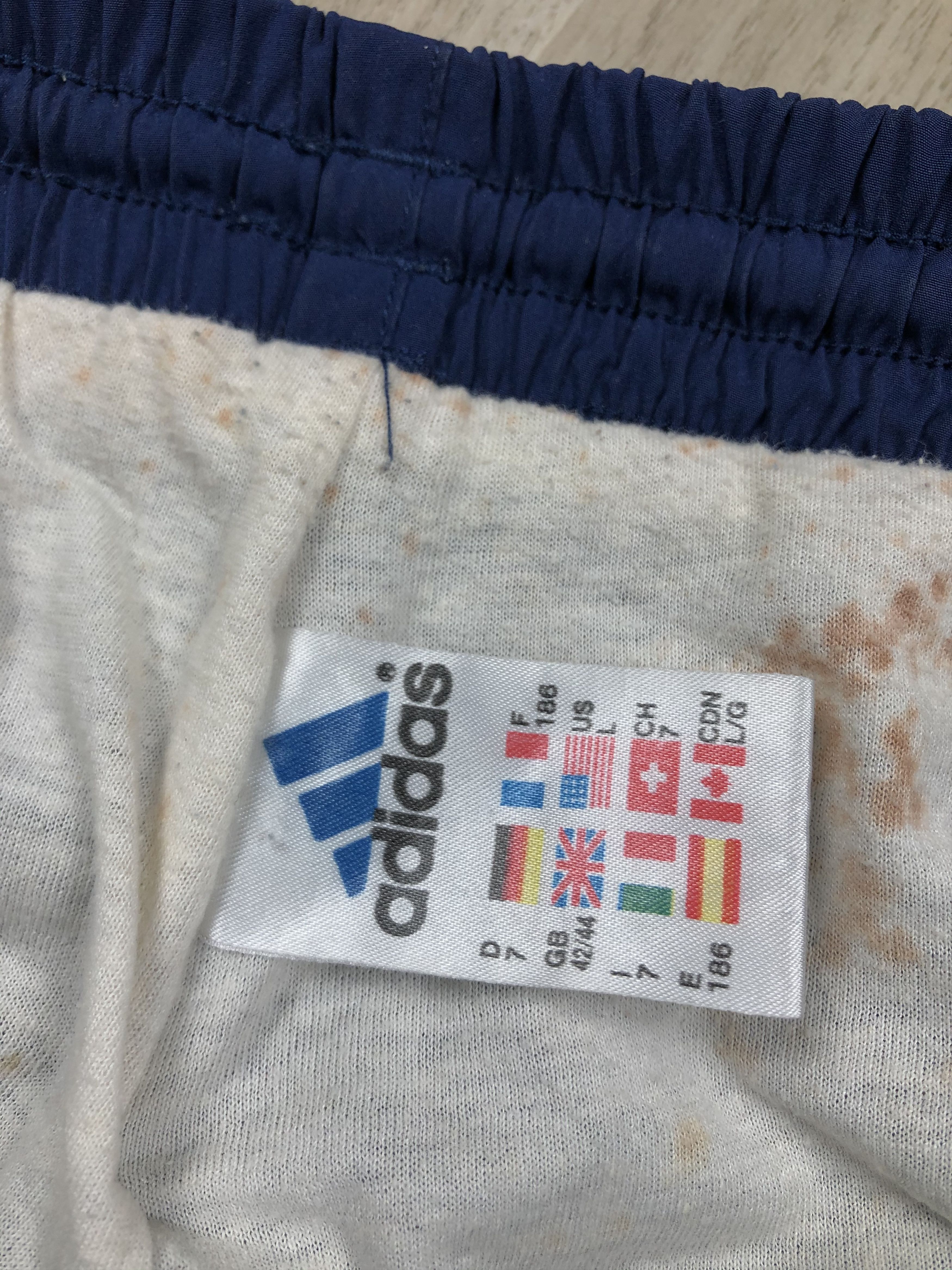 Adidas Adidas 90s Vintage Mens Nylon Track Pants Drill Size US 34 / EU 50 - 5 Thumbnail