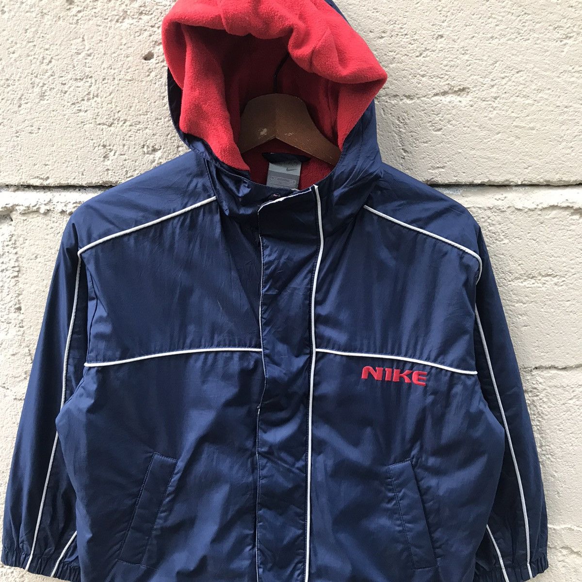 Nike Nike Hoodie Zipper Windbreaker BigLogo Jacket Size US M / EU 48-50 / 2 - 4 Thumbnail