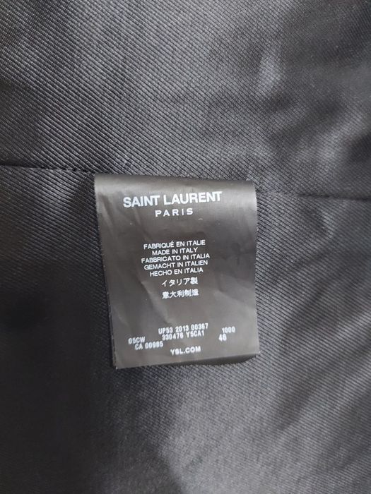 Saint Laurent Paris FW13 AW13 Cafe Racer Leather Jacket | Grailed