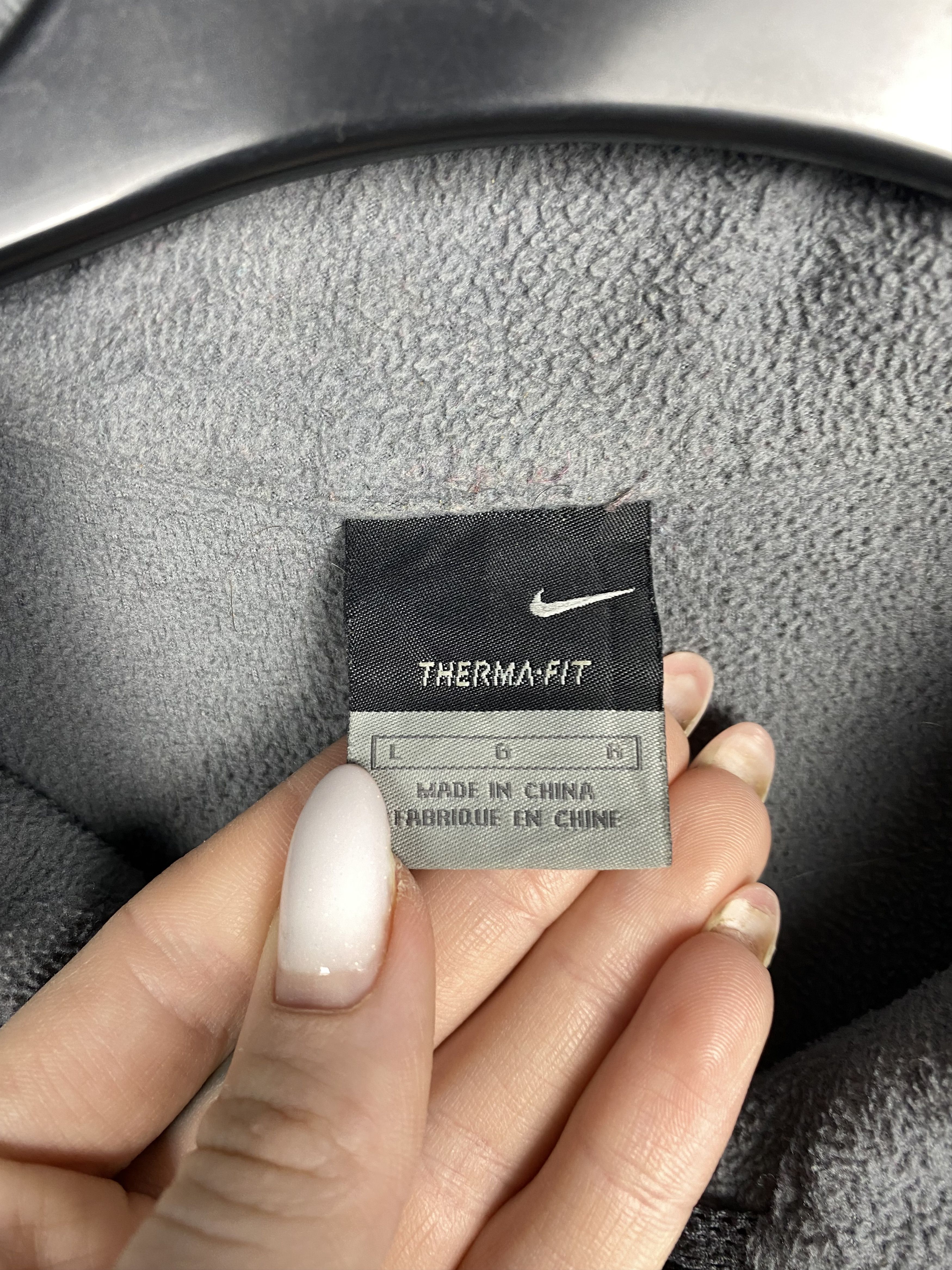 Nike × Vintage Nike Vintage Fleece 1\4 Quarter Zip Jacket Size US L / EU 52-54 / 3 - 3 Thumbnail