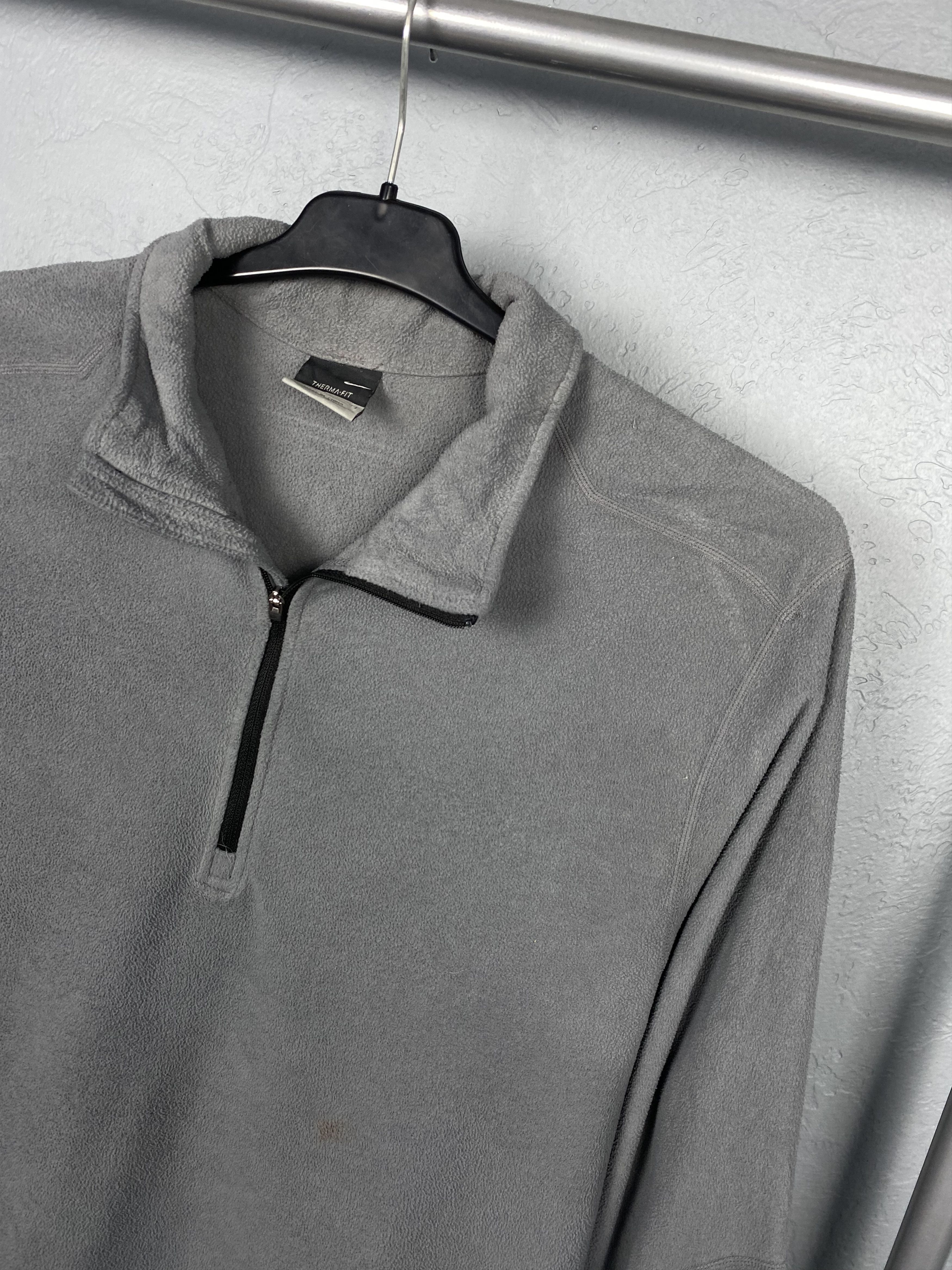 Nike × Vintage Nike Vintage Fleece 1\4 Quarter Zip Jacket Size US L / EU 52-54 / 3 - 2 Thumbnail