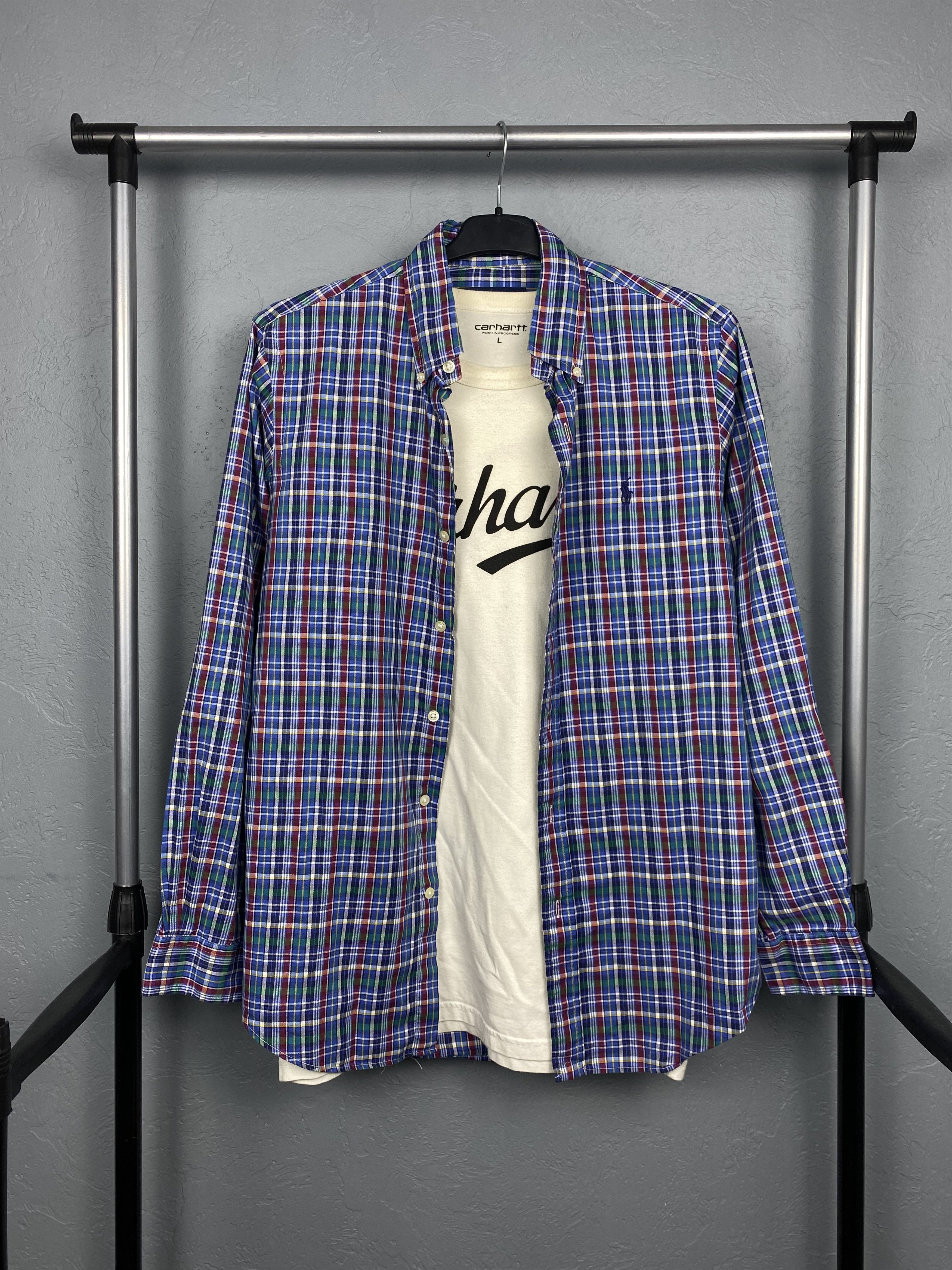 Polo Ralph Lauren Polo Ralph Lauren Mens Plaid Long Sleeve Shirt Size US S / EU 44-46 / 1 - 1 Thumbnail