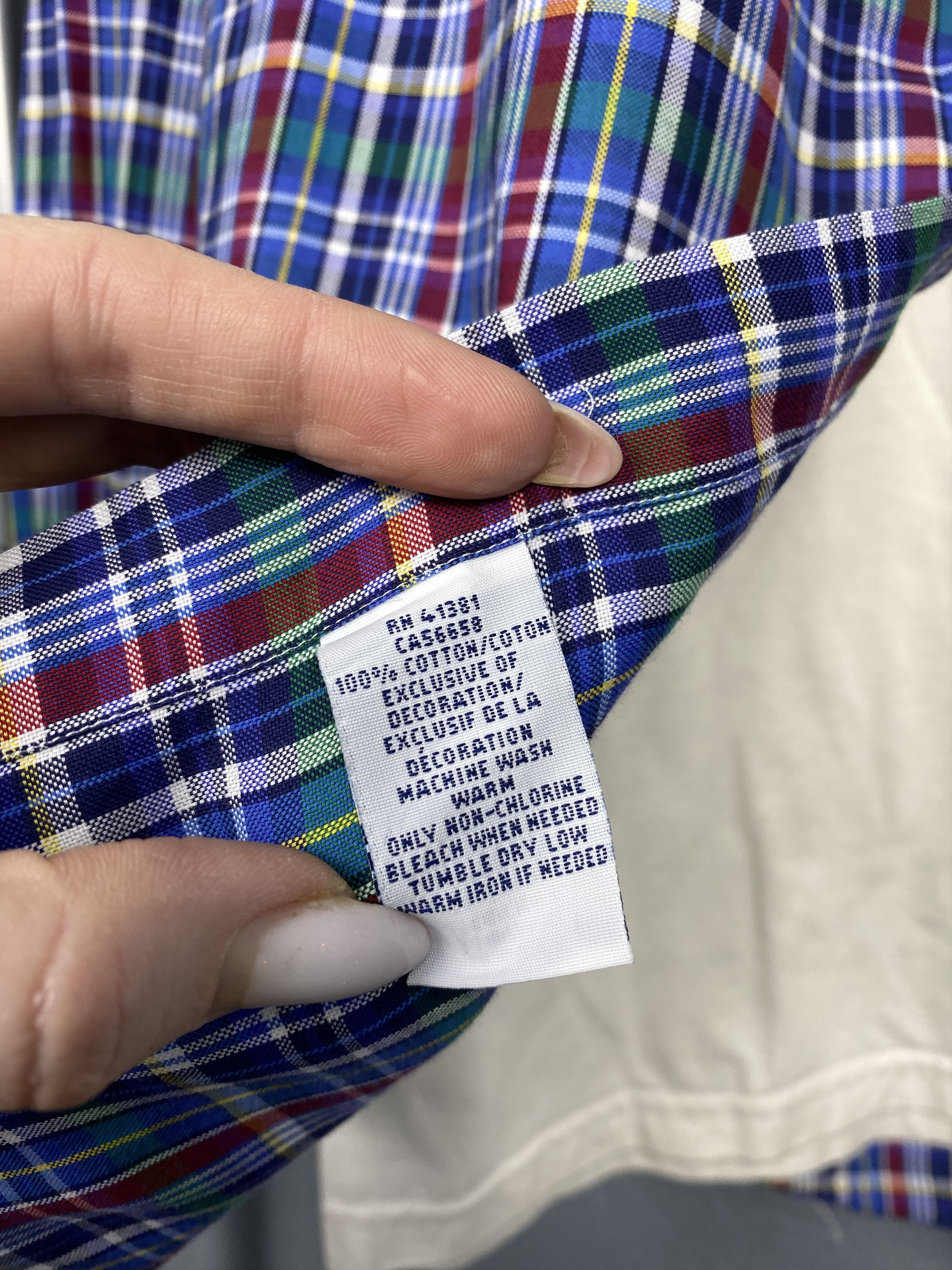 Polo Ralph Lauren Polo Ralph Lauren Mens Plaid Long Sleeve Shirt Size US S / EU 44-46 / 1 - 5 Thumbnail