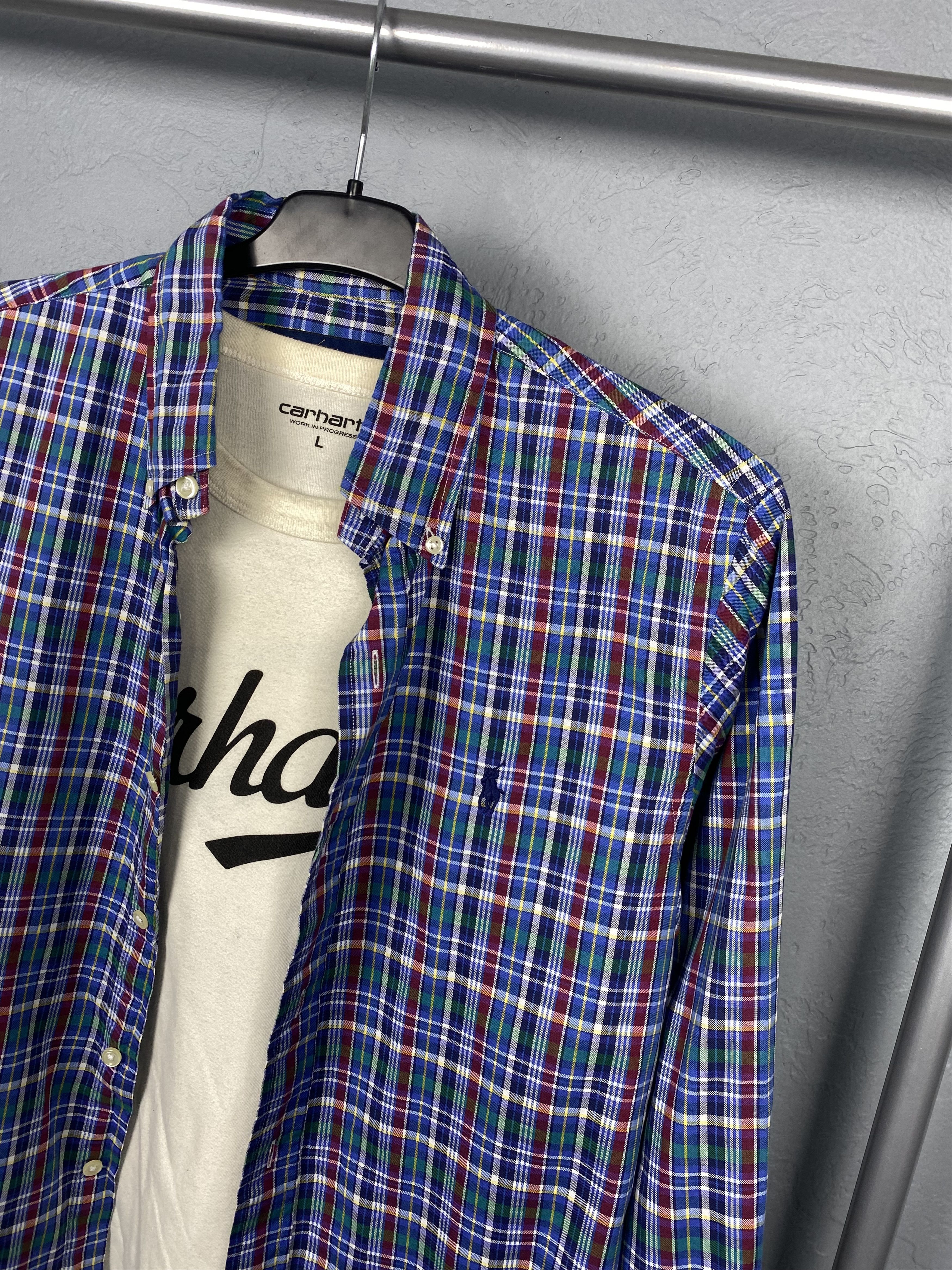 Polo Ralph Lauren Polo Ralph Lauren Mens Plaid Long Sleeve Shirt Size US S / EU 44-46 / 1 - 2 Thumbnail