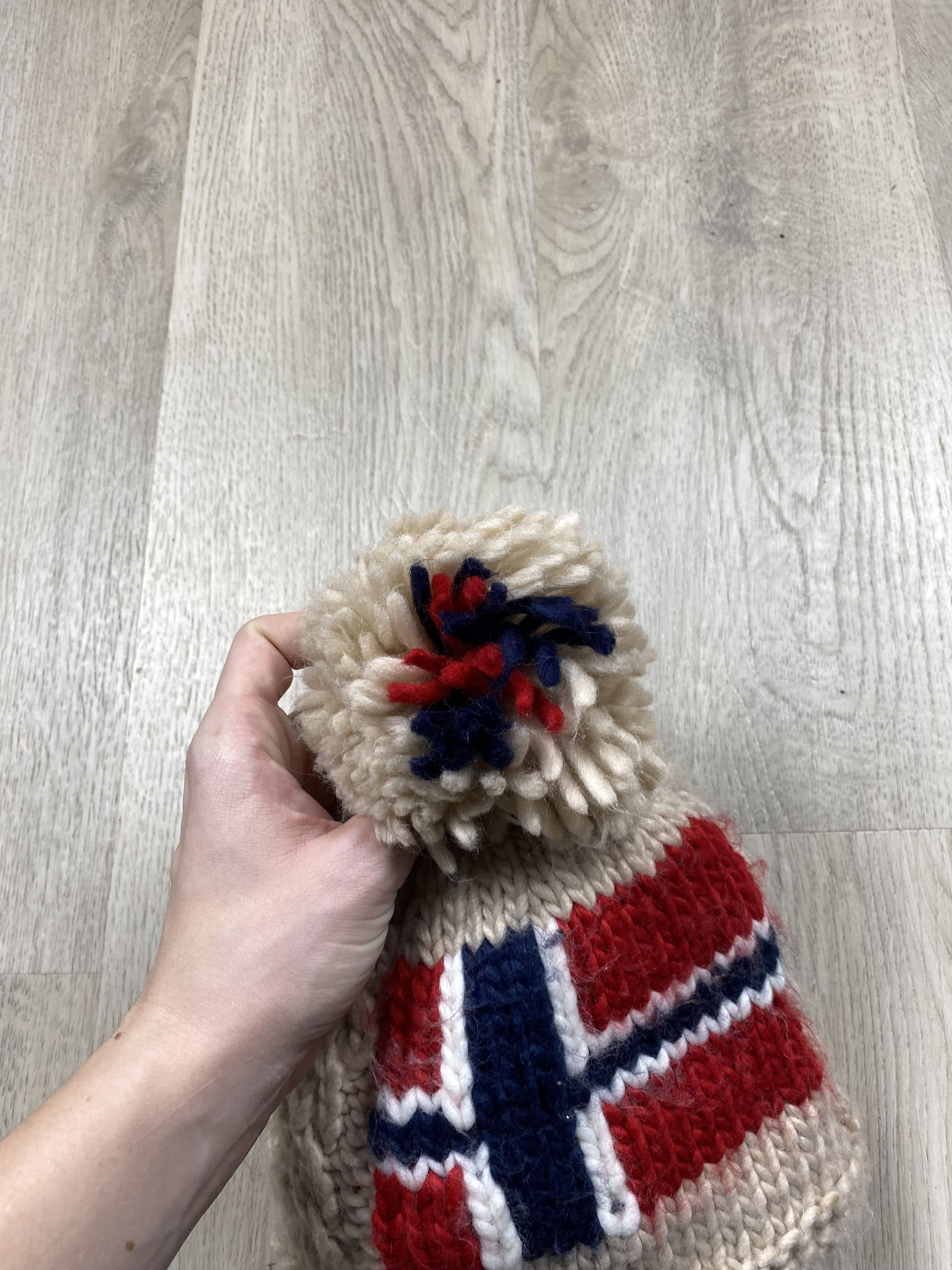 20471120 × Napapijri Napapijri Vintage Knit Hat Beanie Knitted Size ONE SIZE - 4 Thumbnail