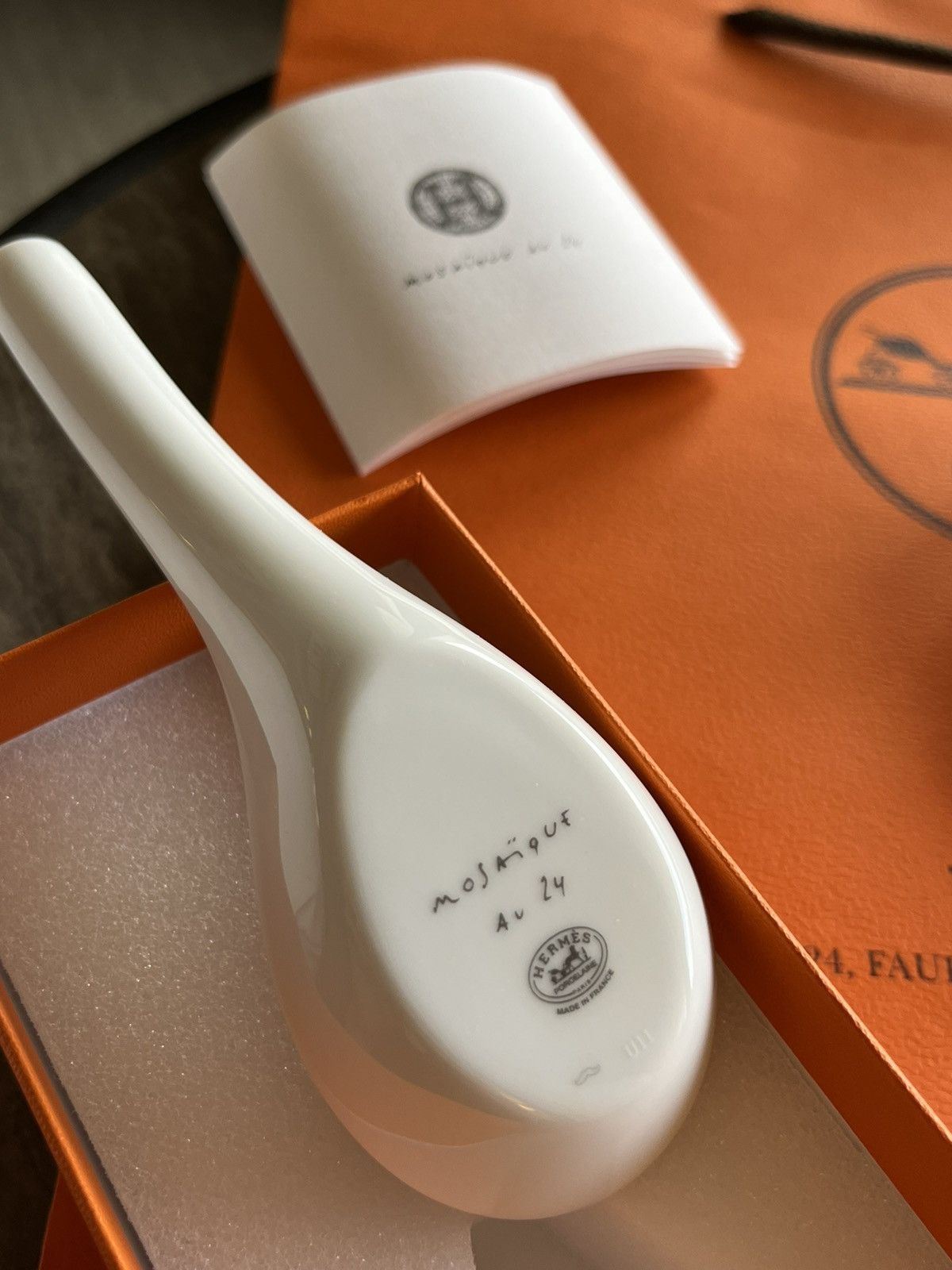 Iconic Super Classic Brand New Rare Mosaique Gold Spoon