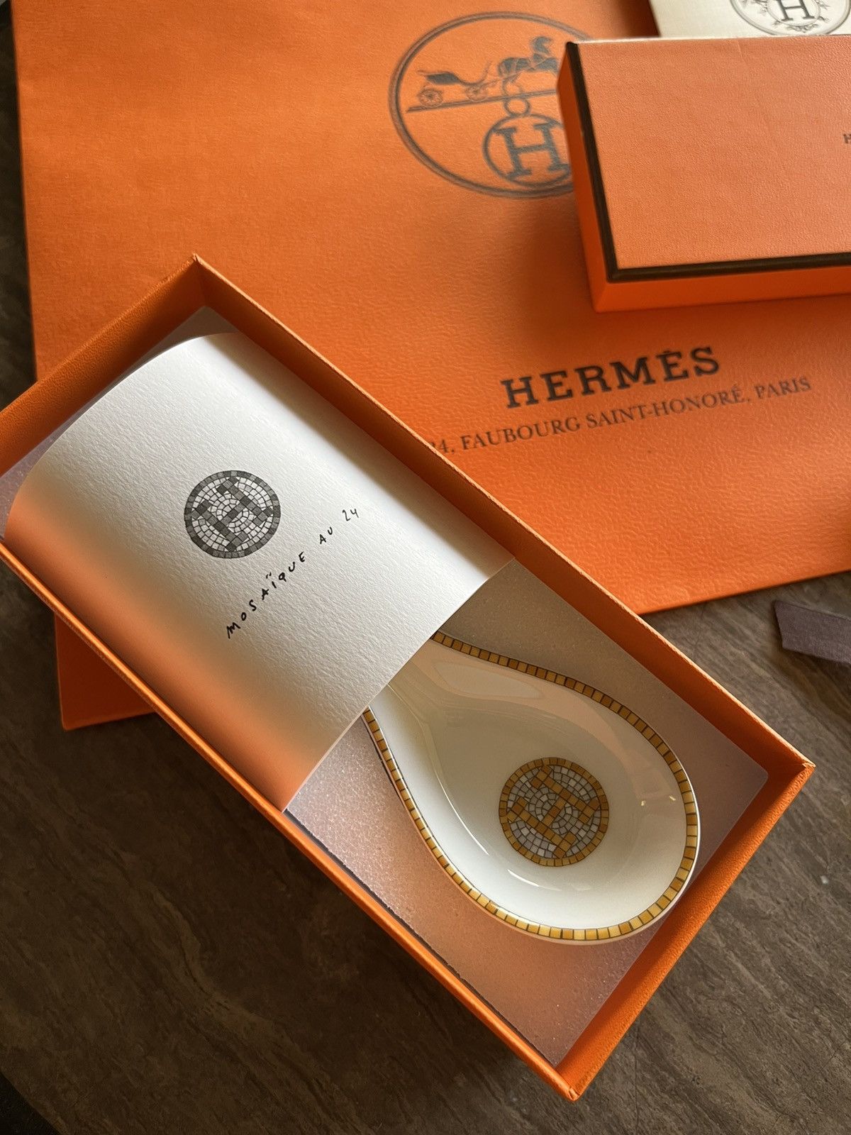 Iconic Super Classic Brand New Rare Mosaique Gold Spoon