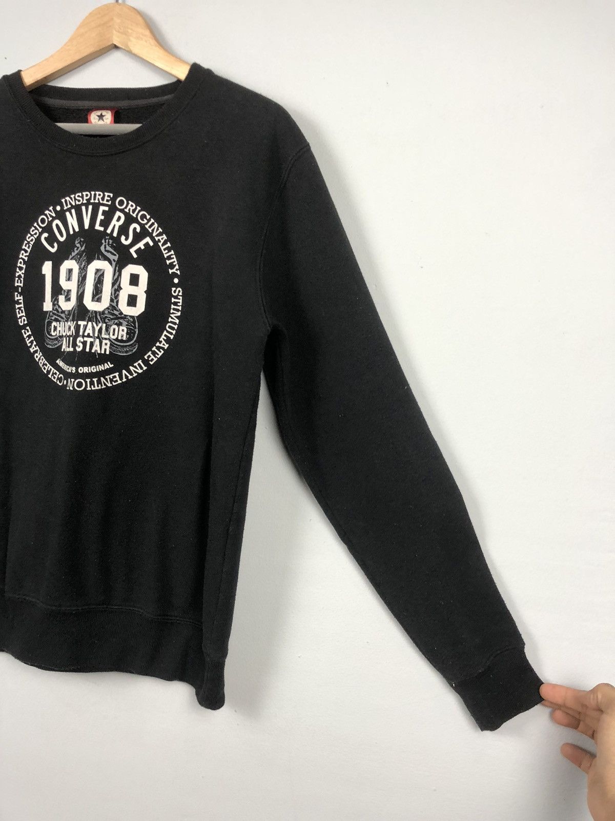 Vintage Vintage Converse Chuck Taylor Sweatshirt Size US M / EU 48-50 / 2 - 4 Thumbnail
